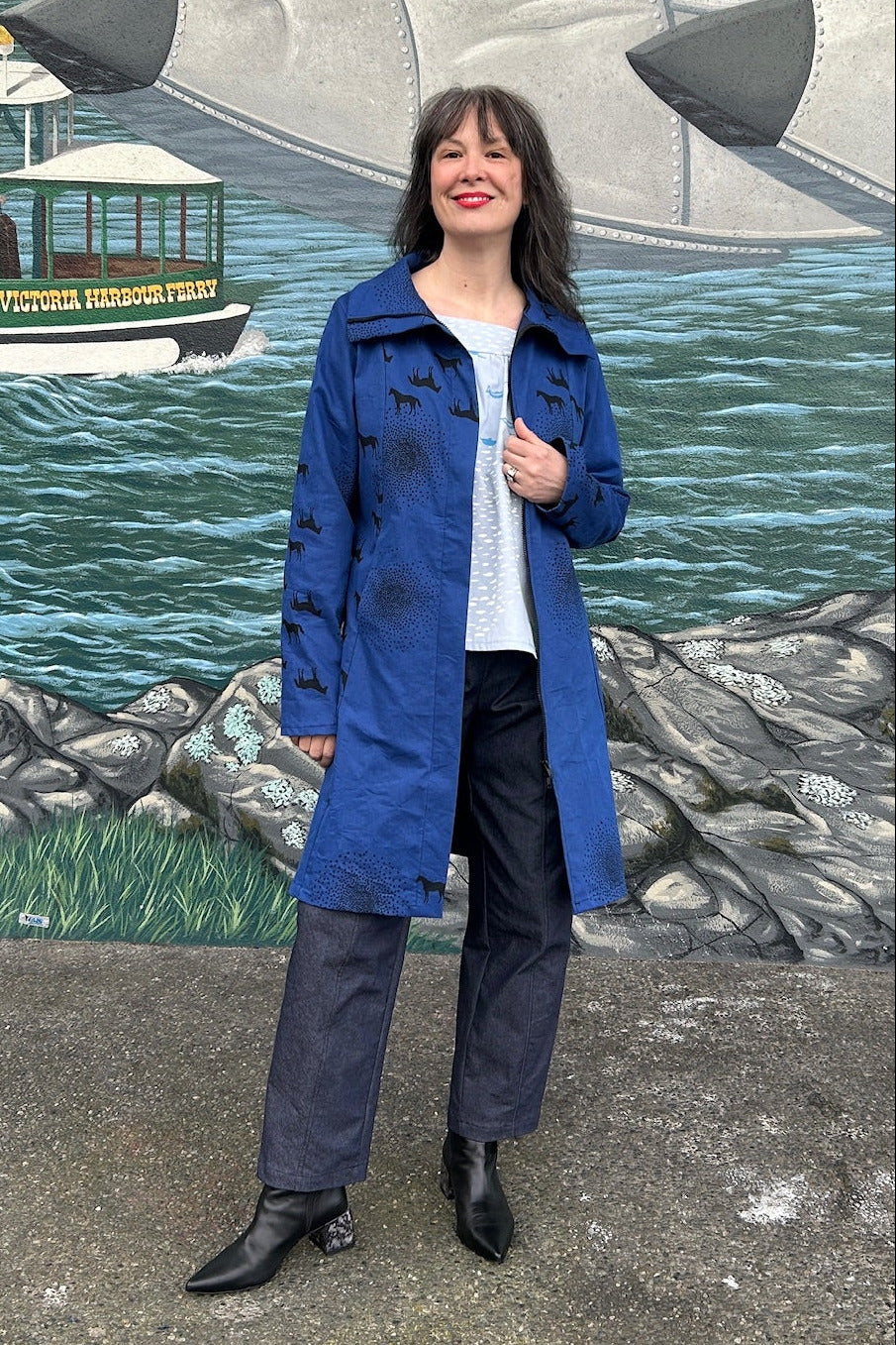 113 Reprise Coat - Cobalt