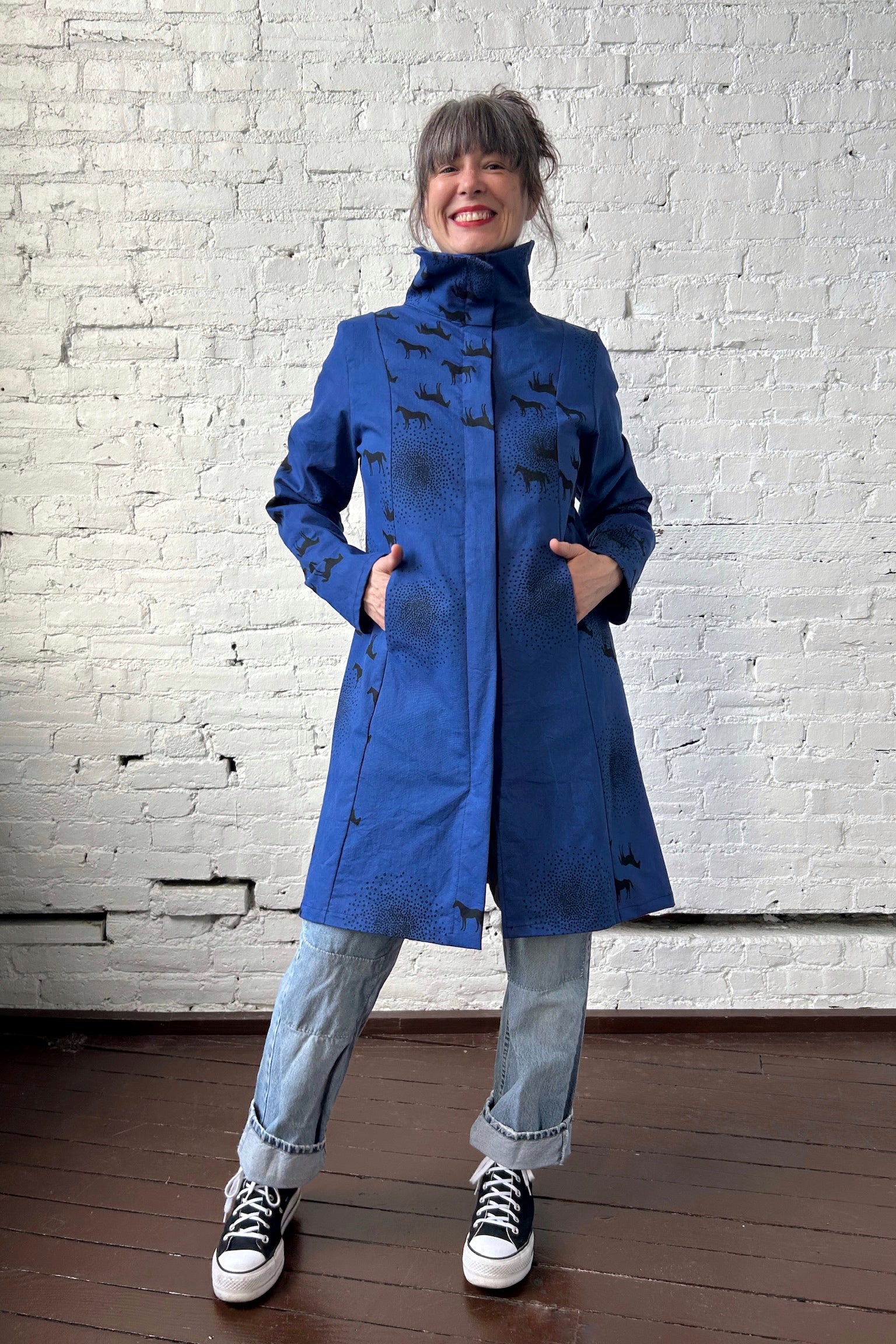 113 Reprise Coat - Cobalt