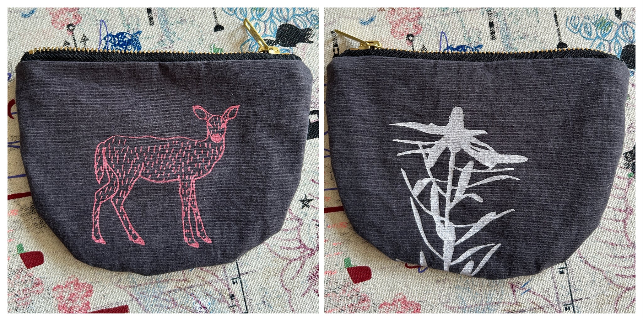 Half Moon Zipper Pouch