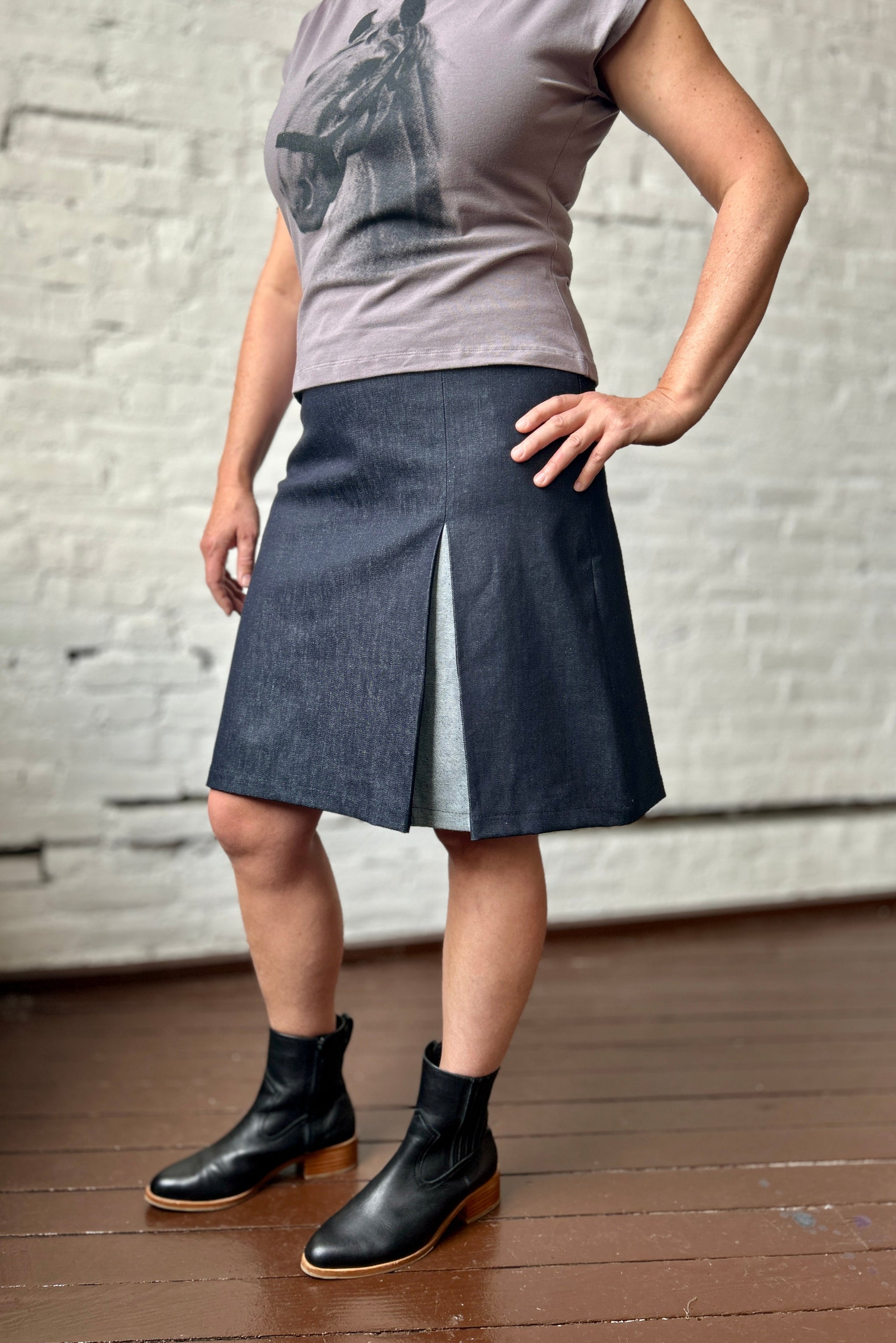 Incognito Skirt - Denim