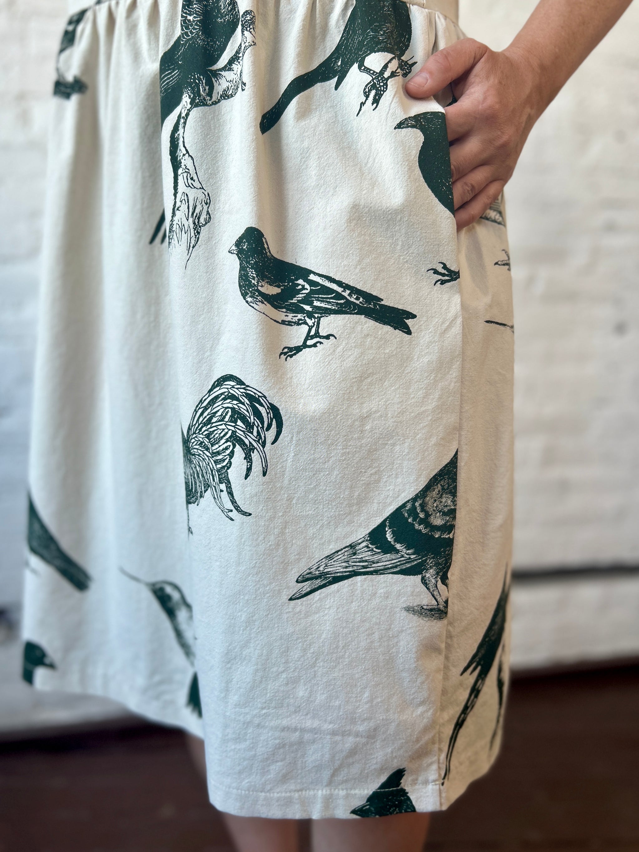 Kudo Dress - Cloud with Flock Off
