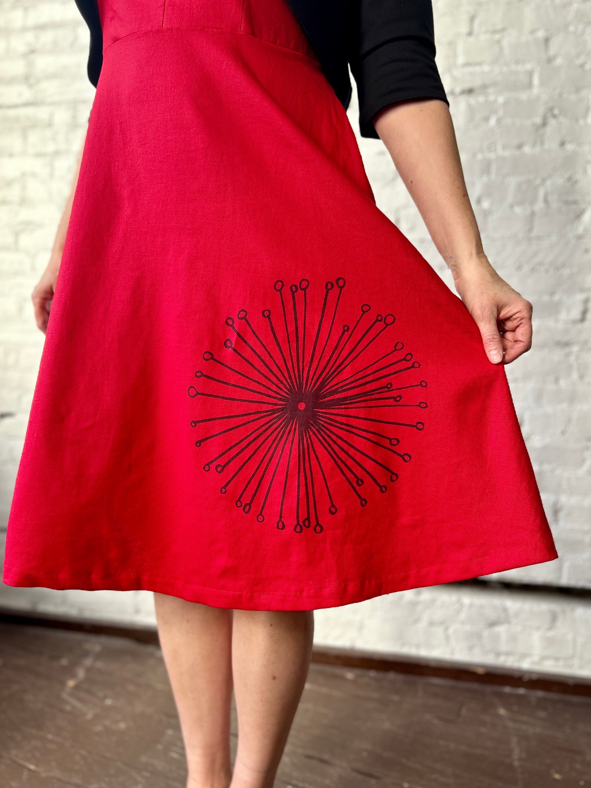 FINAL SALE Bodega Dress - Crimson