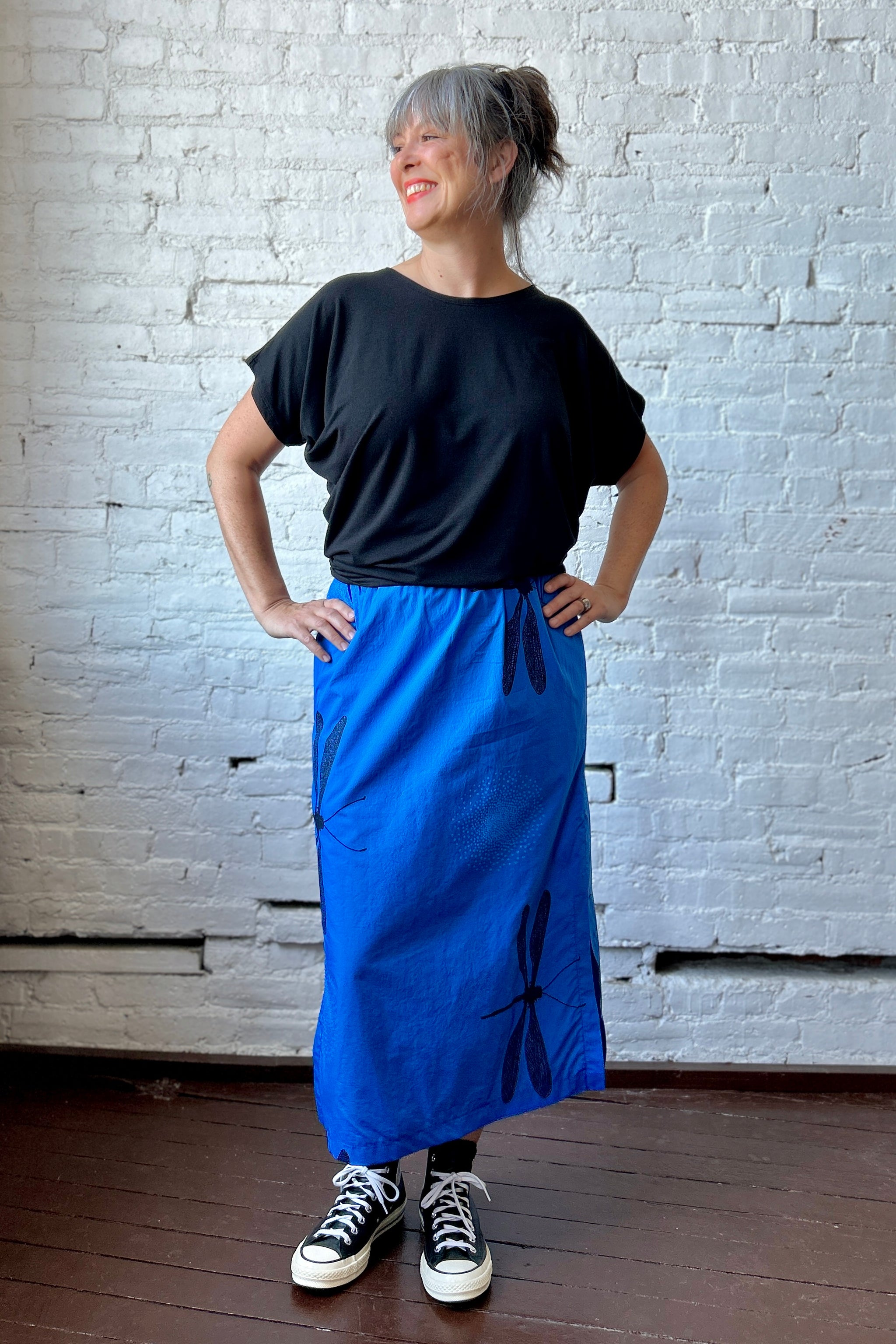 Final Sale Narrows Skirt - Sapphire