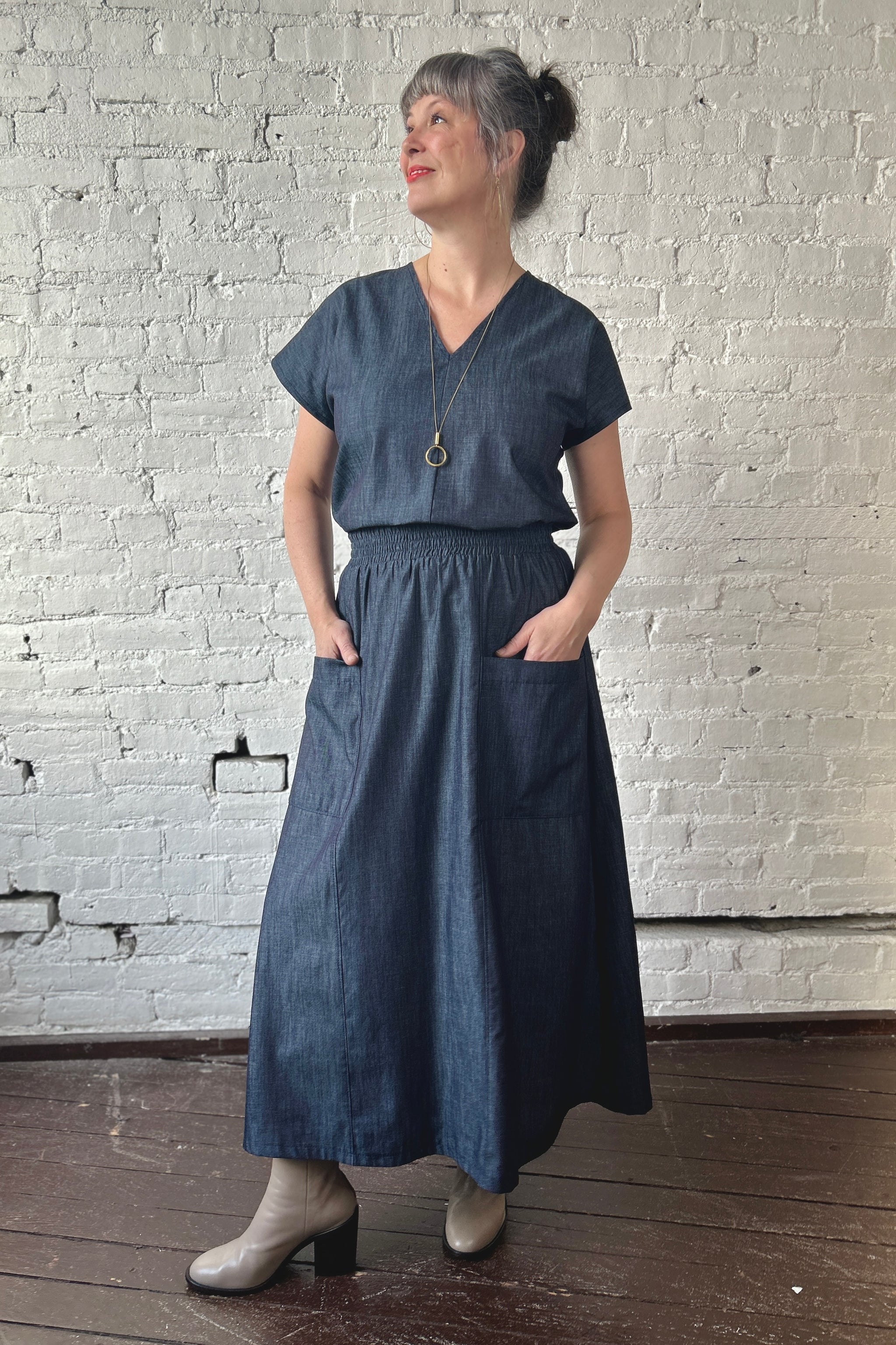 Final Sale Alice Blouse - Denim