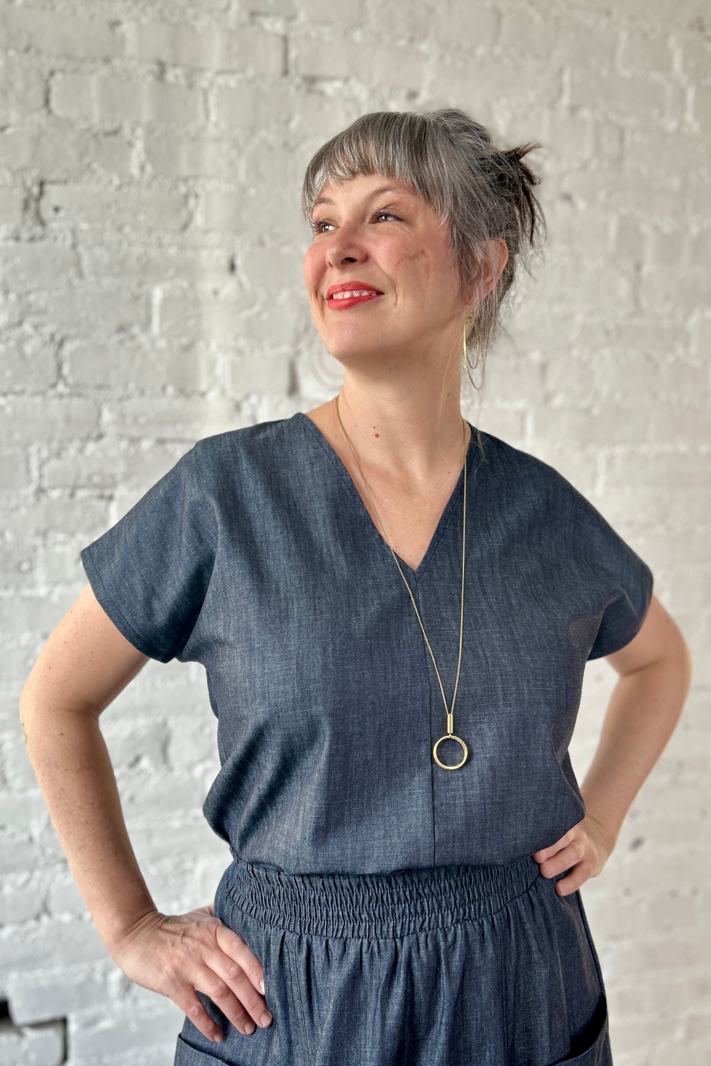 Final Sale Alice Blouse - Denim