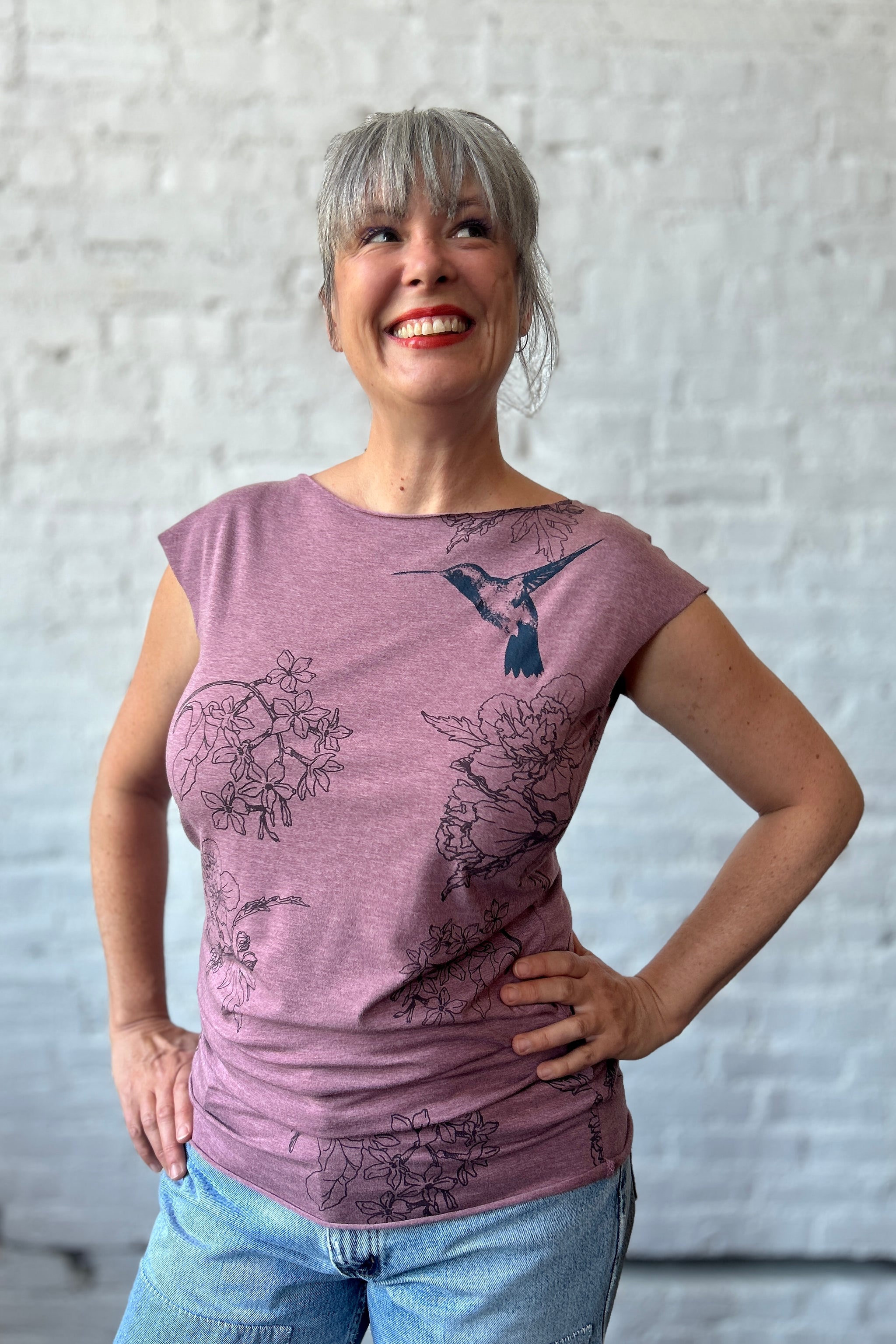 Simple Tee - Heather Rose