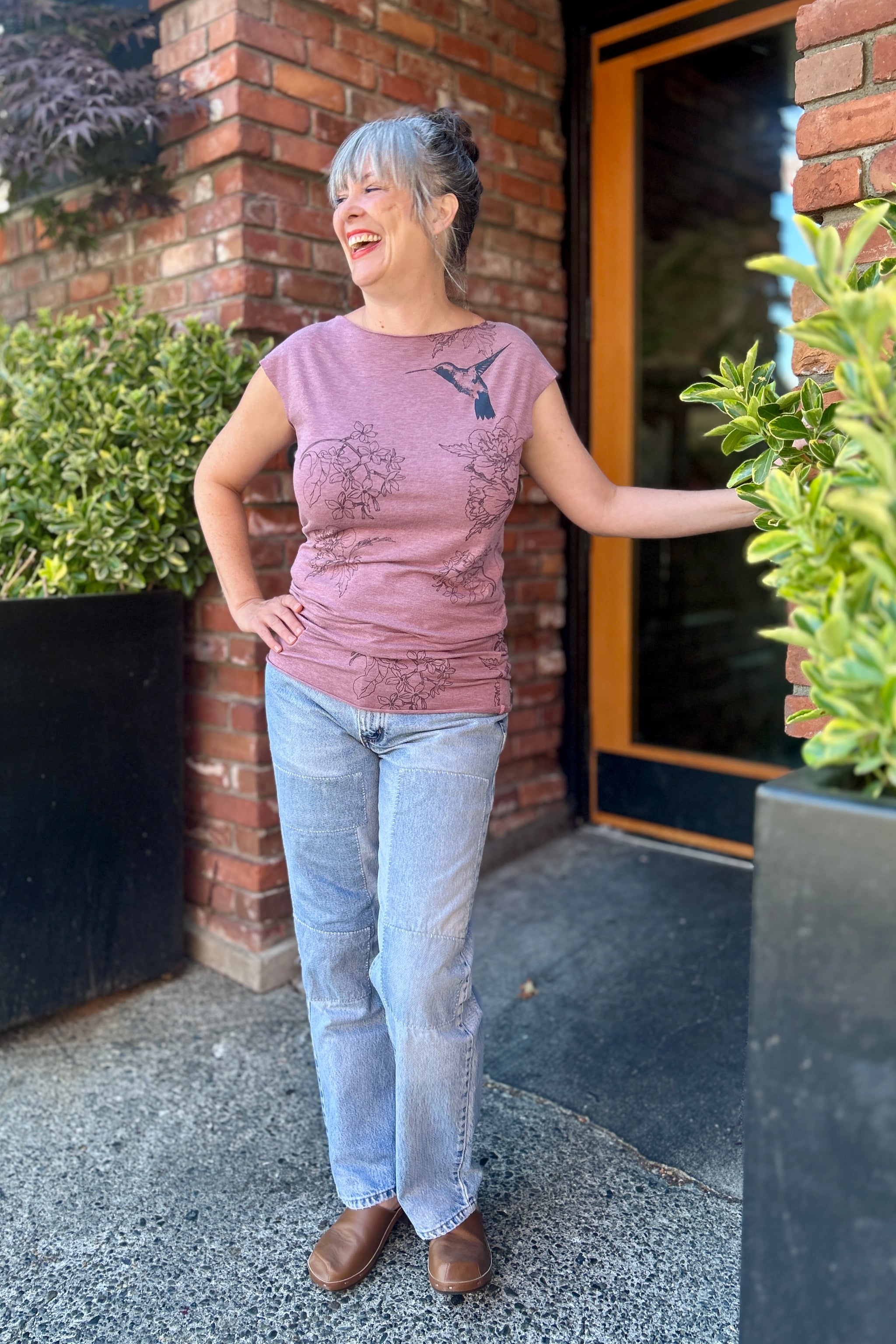Simple Tee - Heather Rose