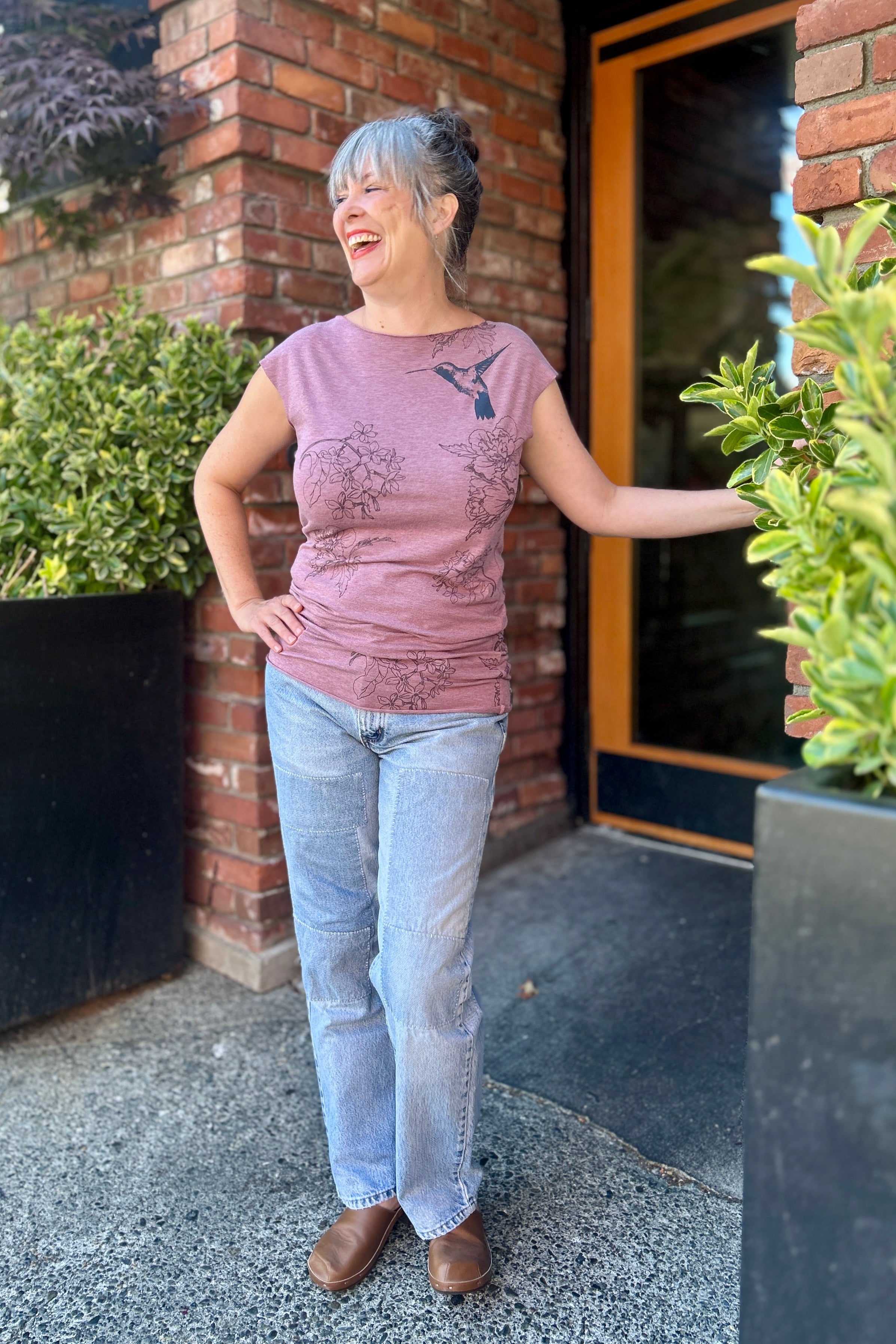Simple Tee - Heather Rose