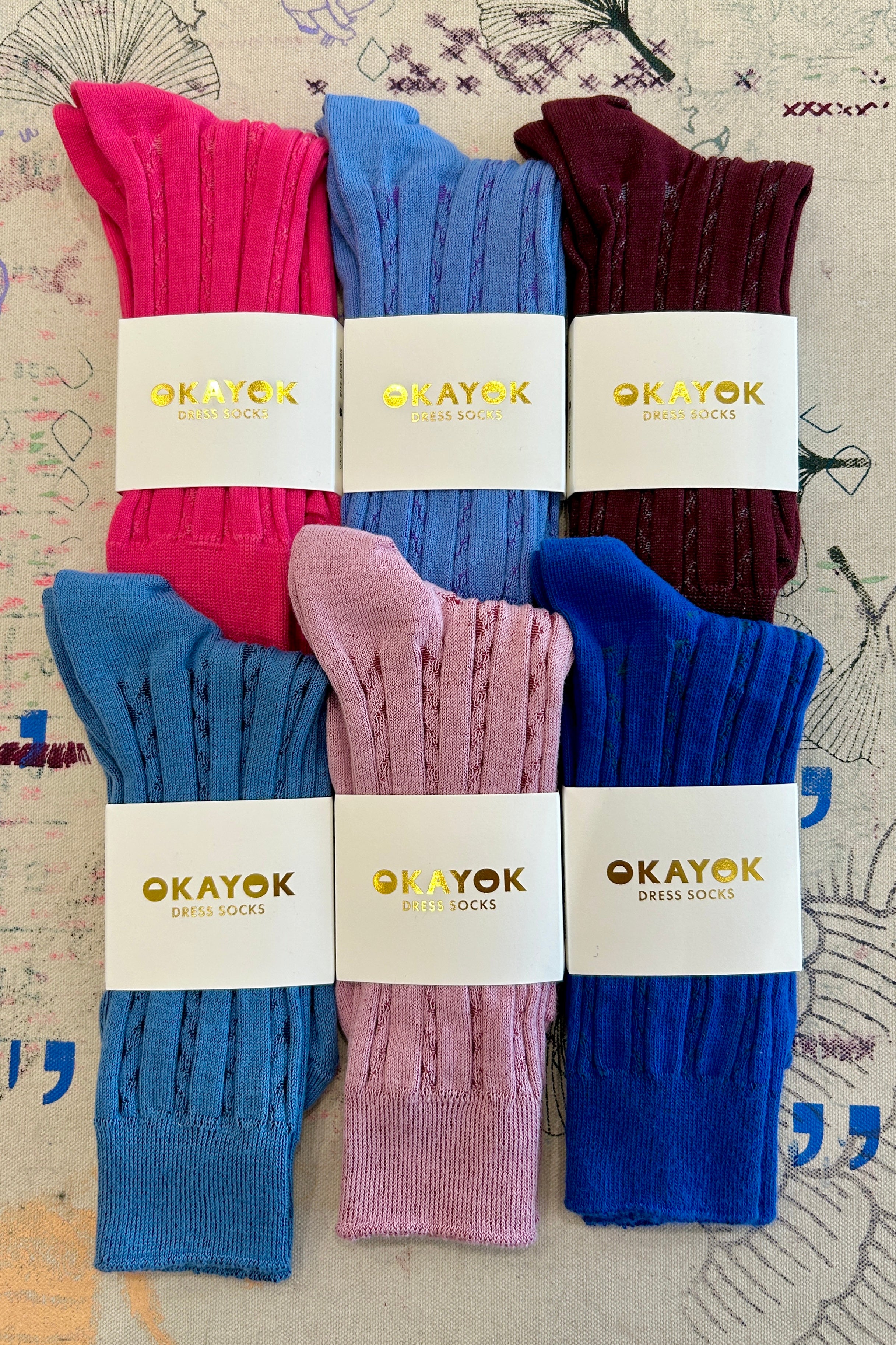 OkayOK Dress Socks - Cable