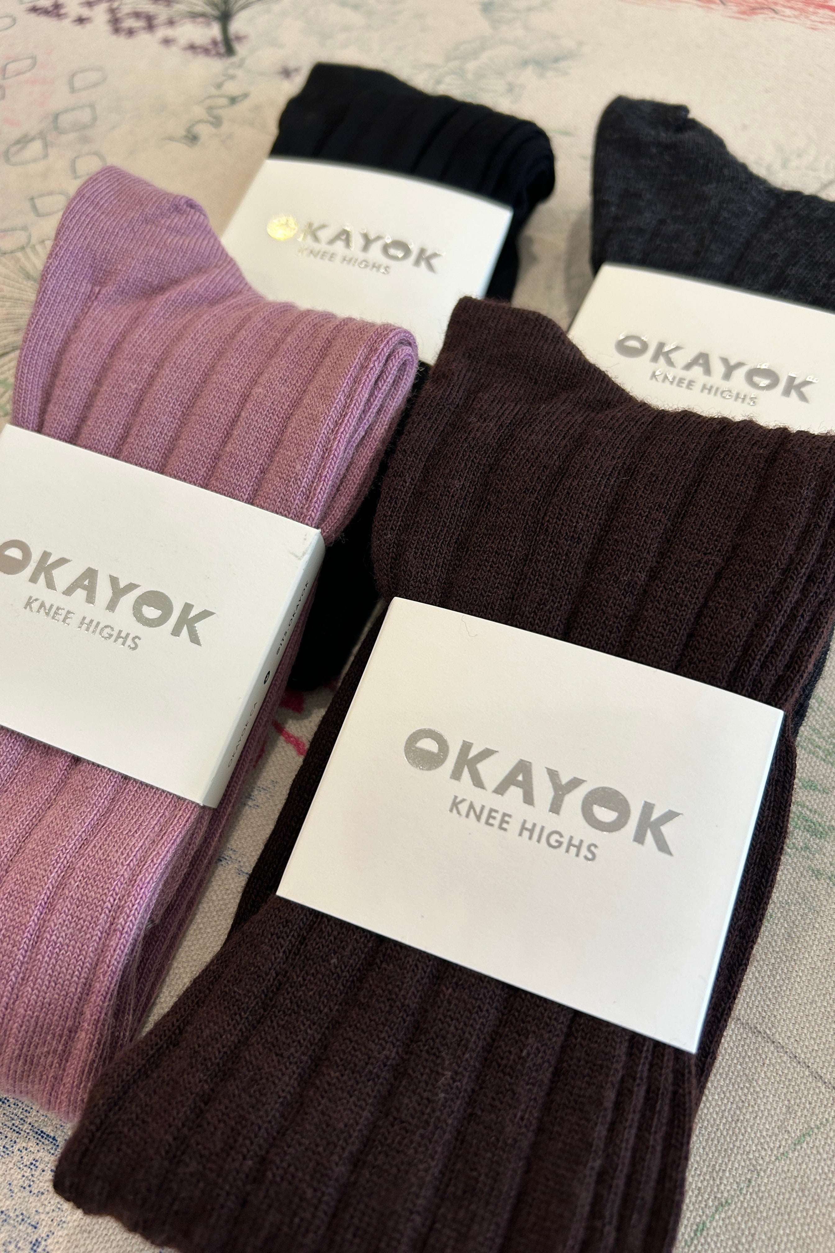 OkayOK Knee High Socks - Wool