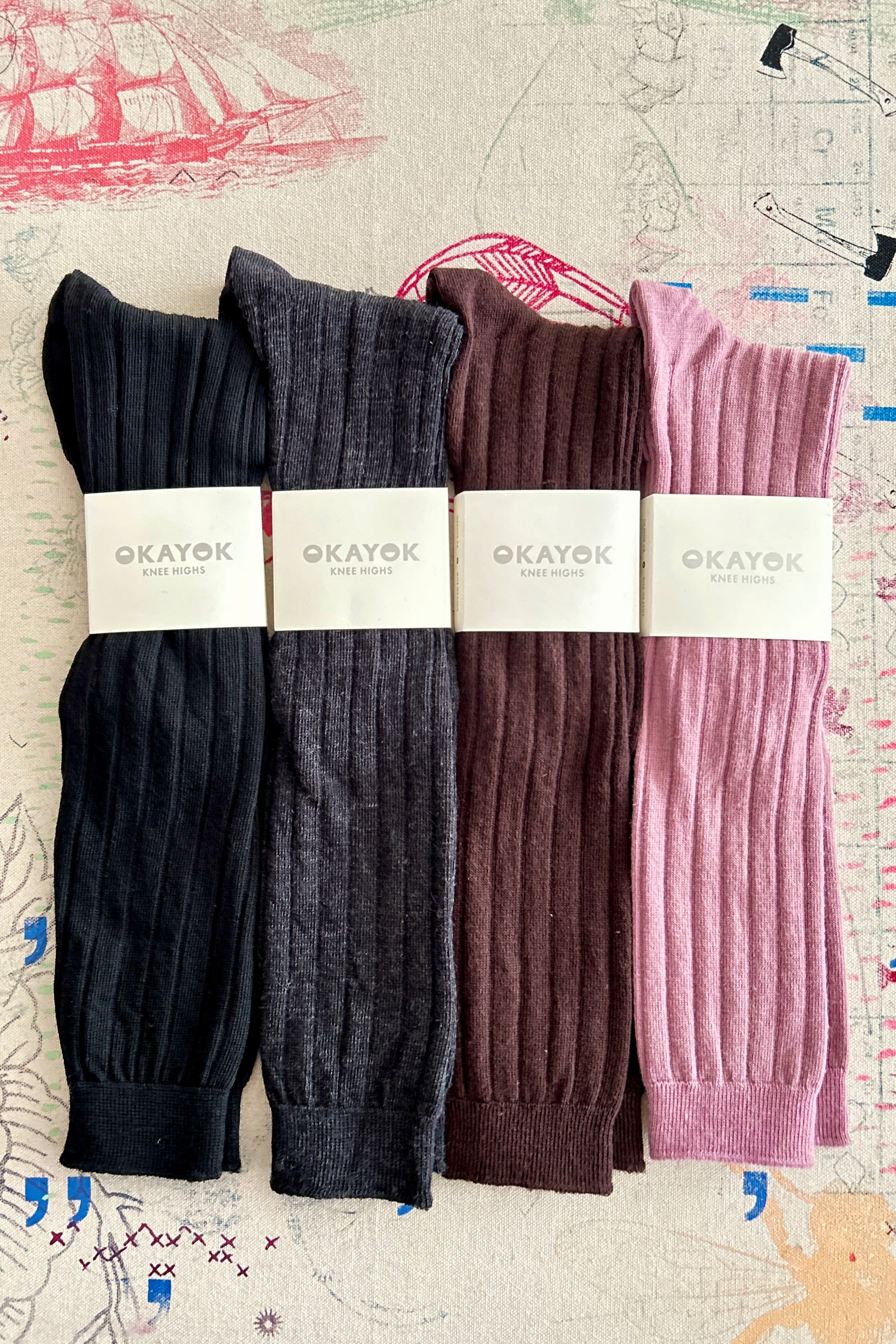 OkayOK Knee High Socks - Wool