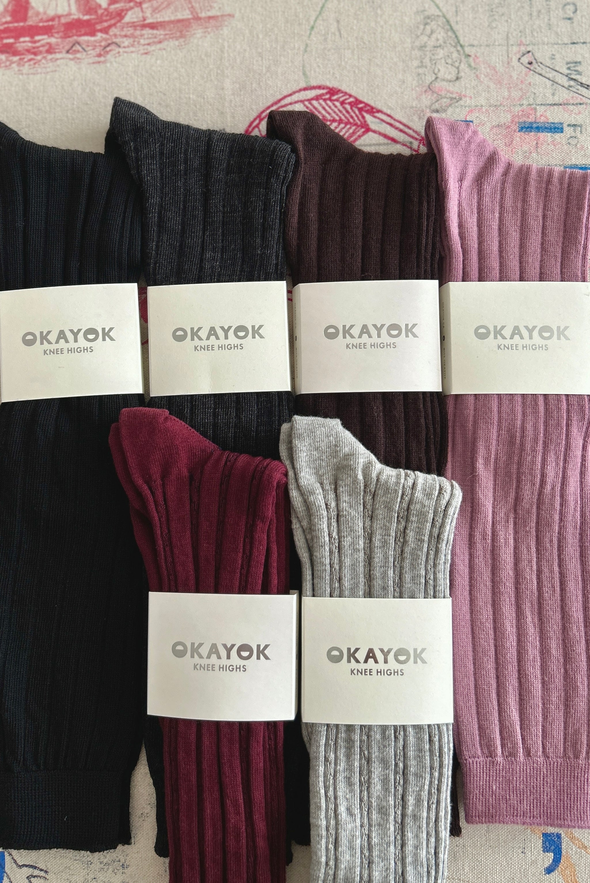 OkayOK Knee High Socks - Cotton