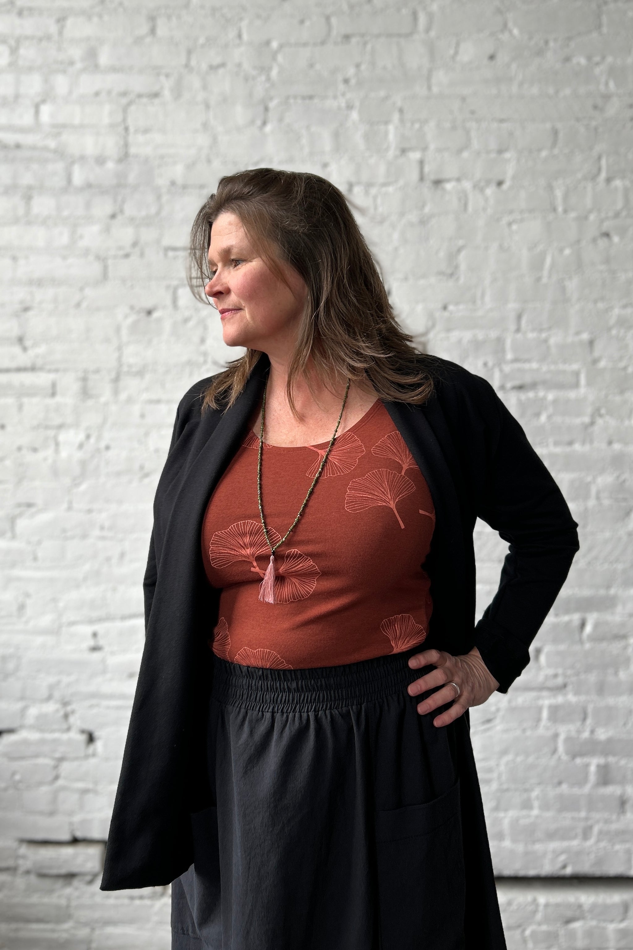 New Fox Cardigan - Black