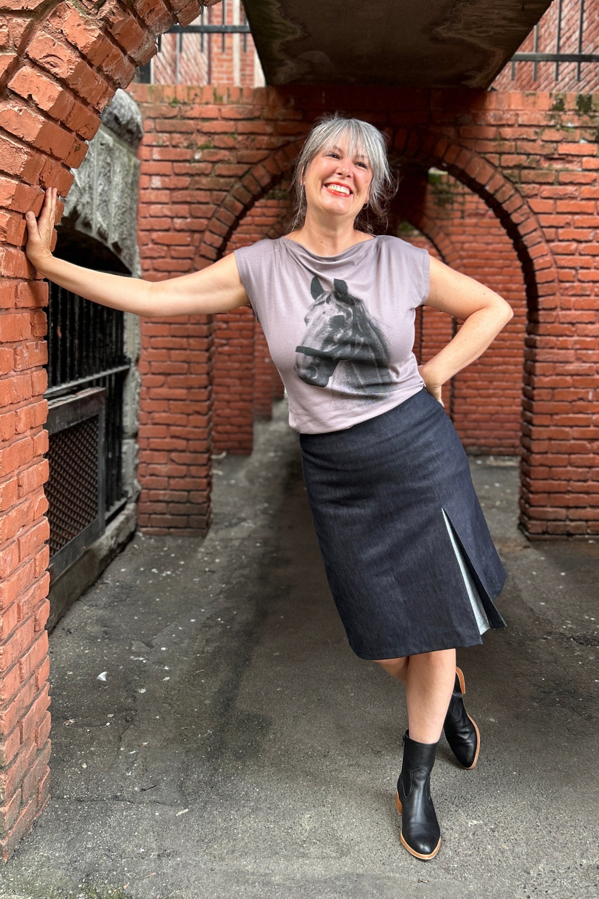 Incognito Skirt - Denim