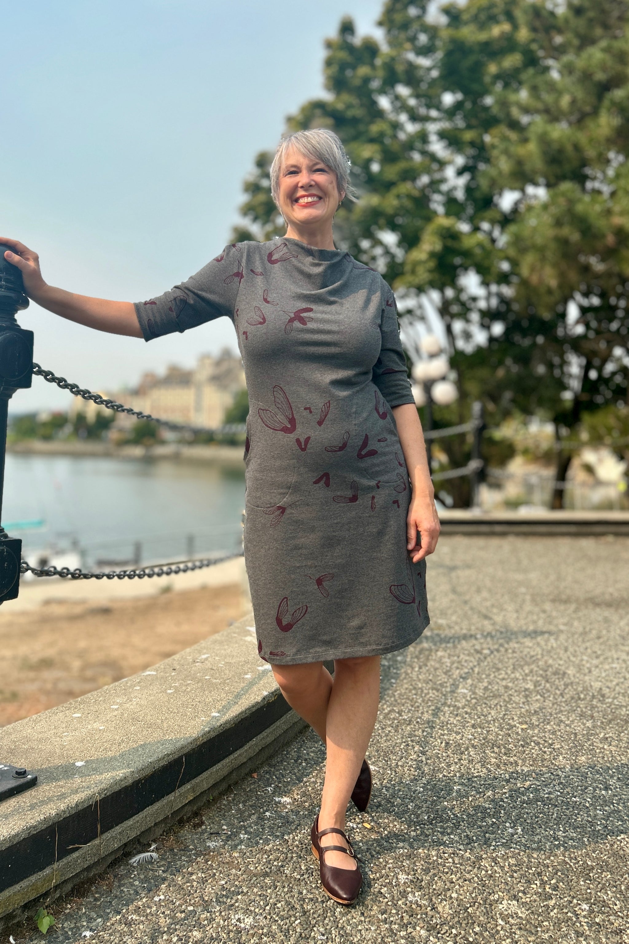 Point Grey Dress - Grey