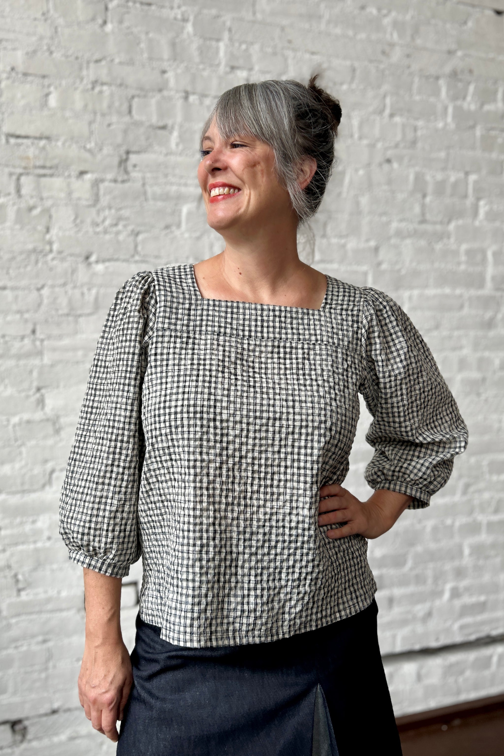 Paska Blouse - Gingham