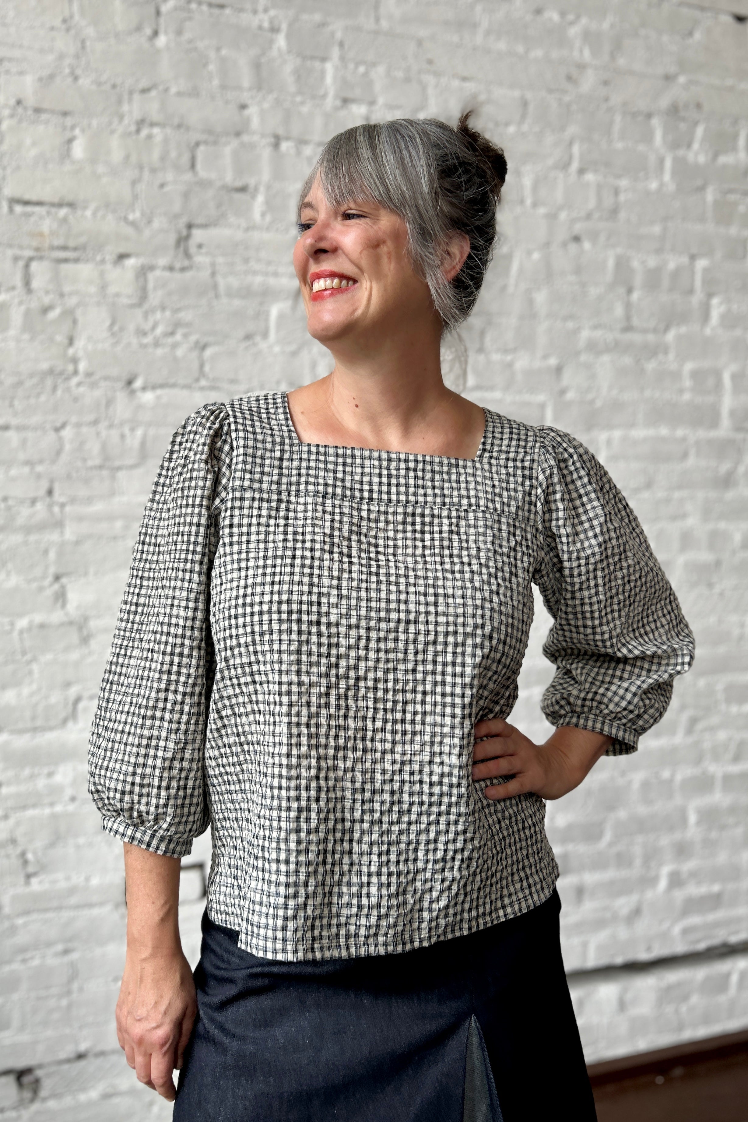 Paska Blouse - Gingham