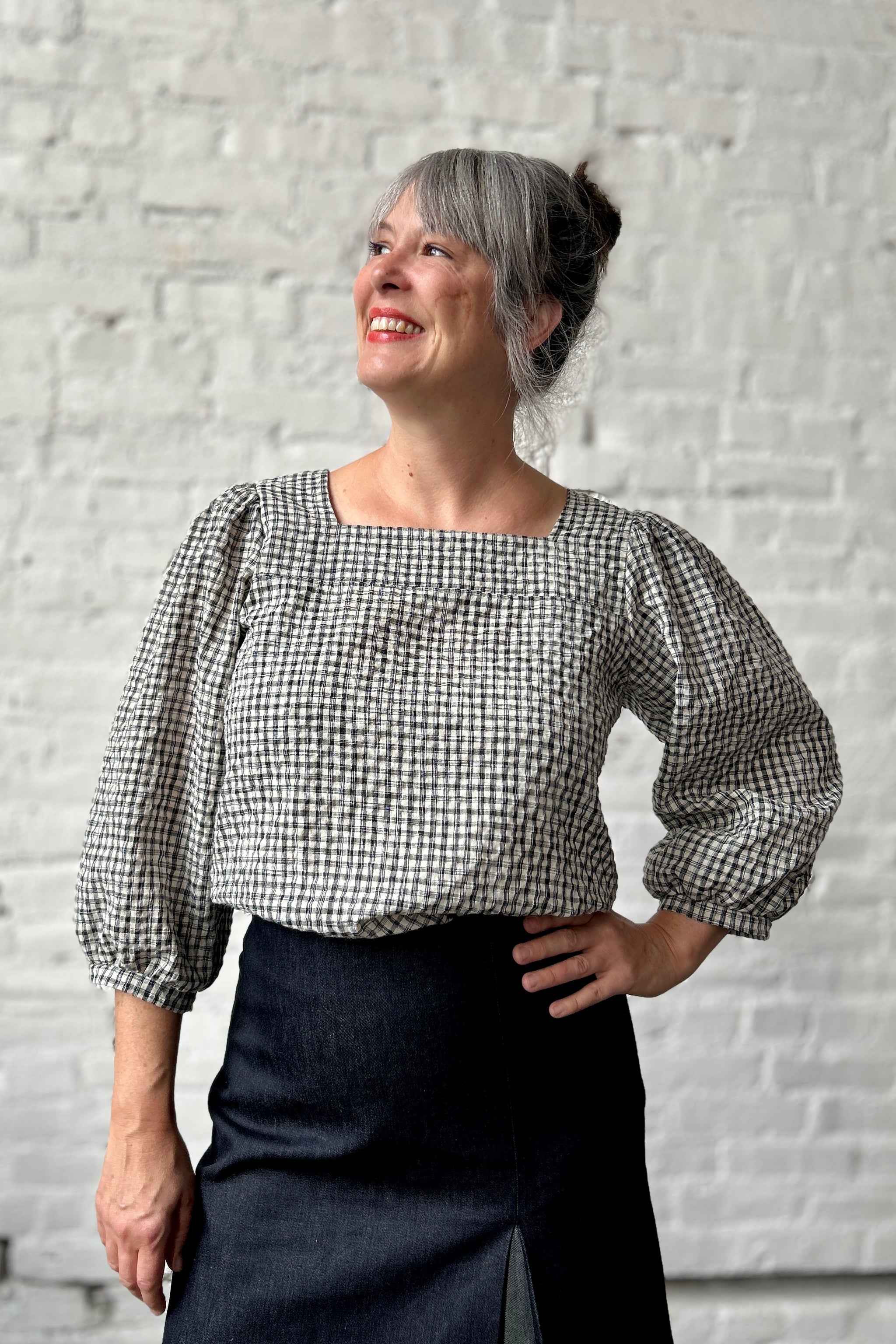 Paska Blouse - Gingham