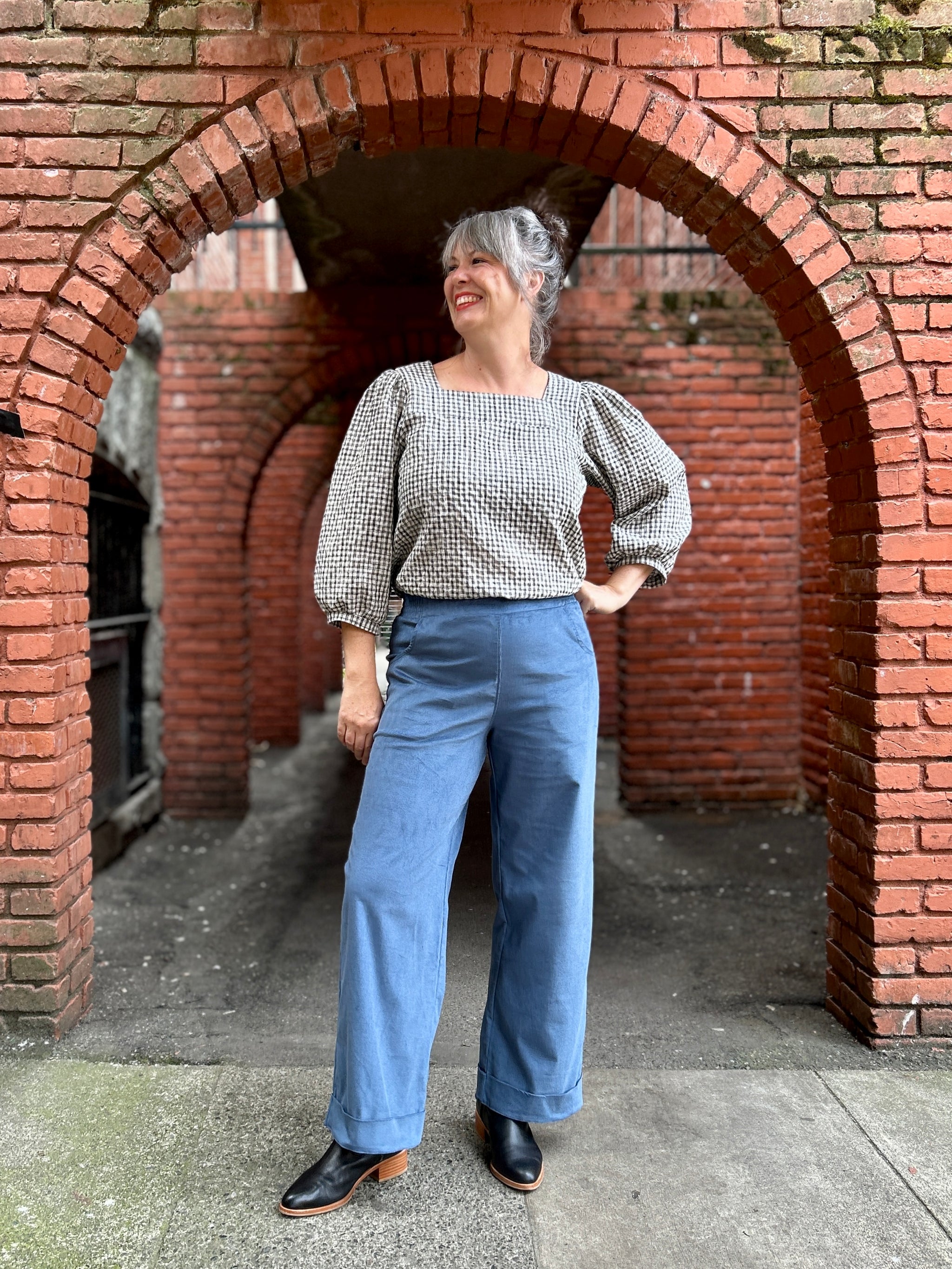 Paska Blouse - Gingham