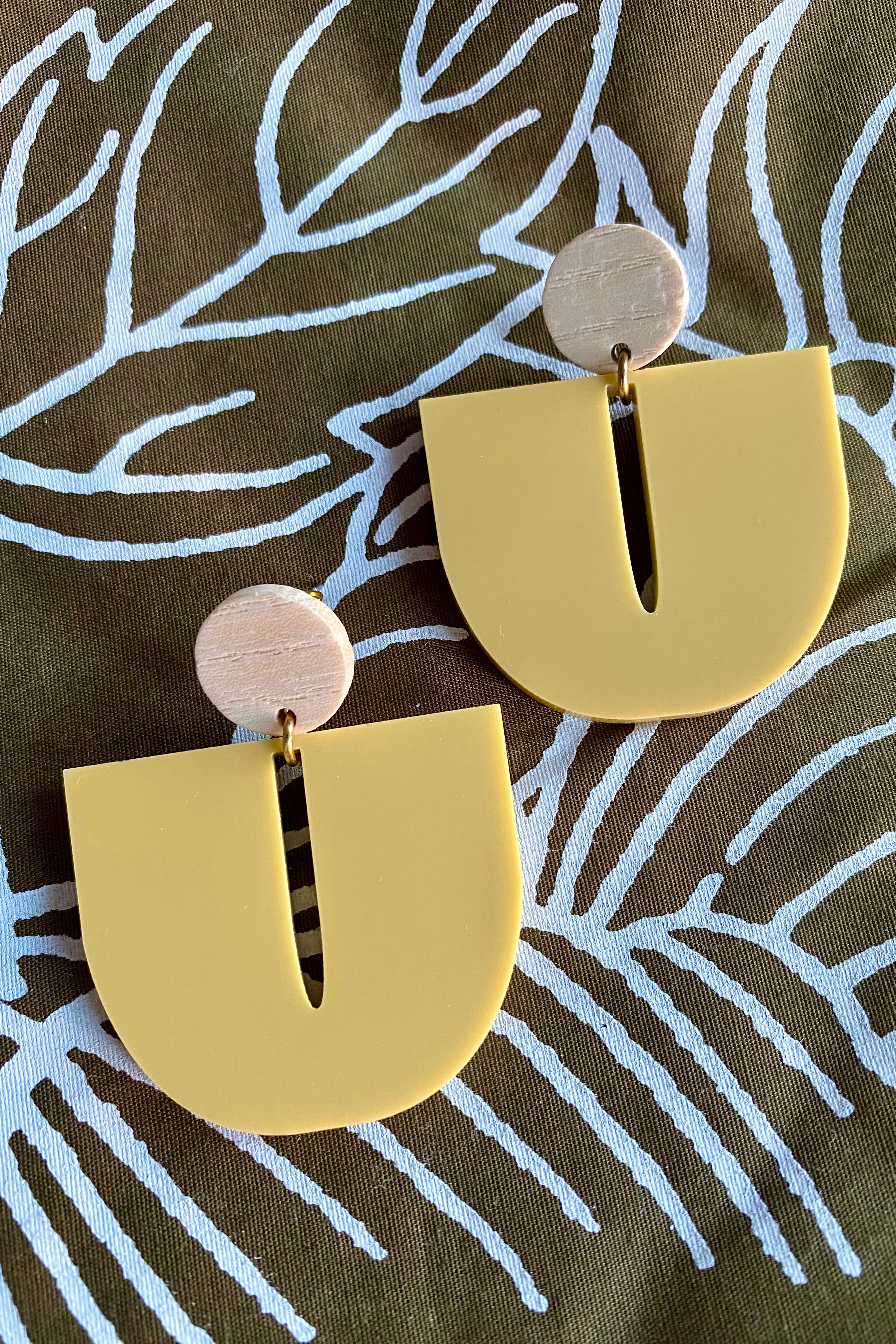 Darlings of Denmark Earring Billie  -Mustard