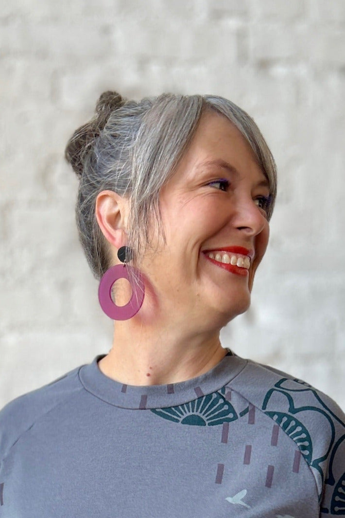 Darlings of Denmark Earring Ida-Plum