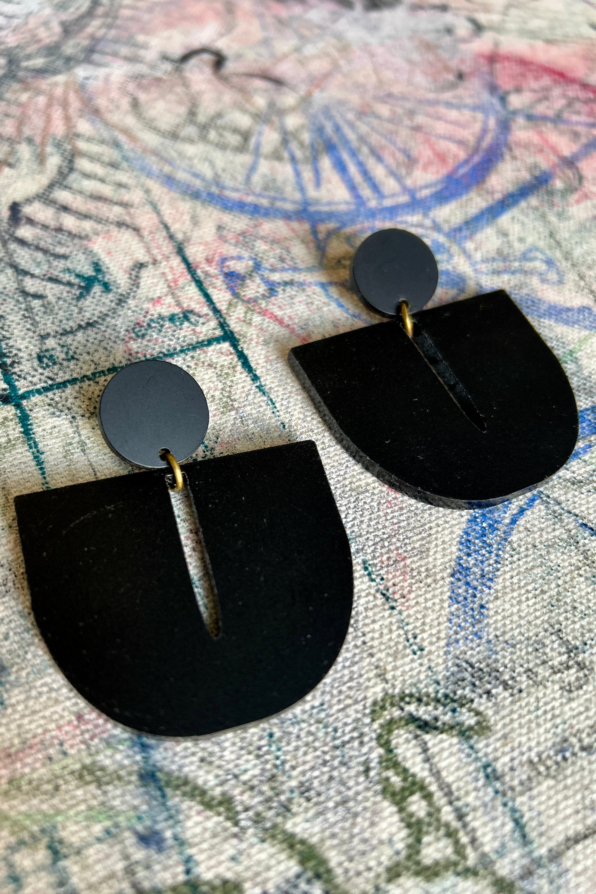Darlings of Denmark Earring Billie - Black
