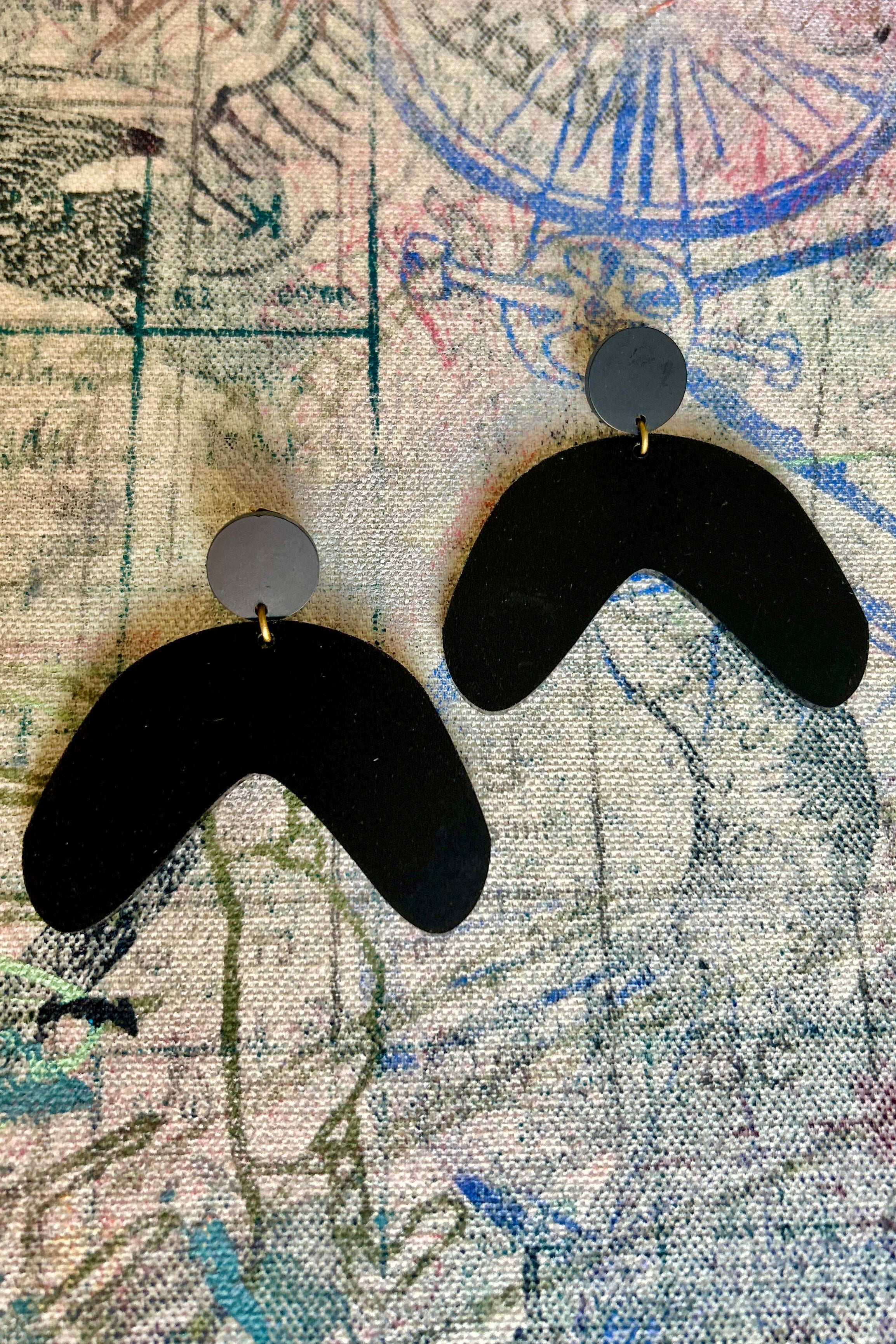 Darlings of Denmark Earring Tilde-Black