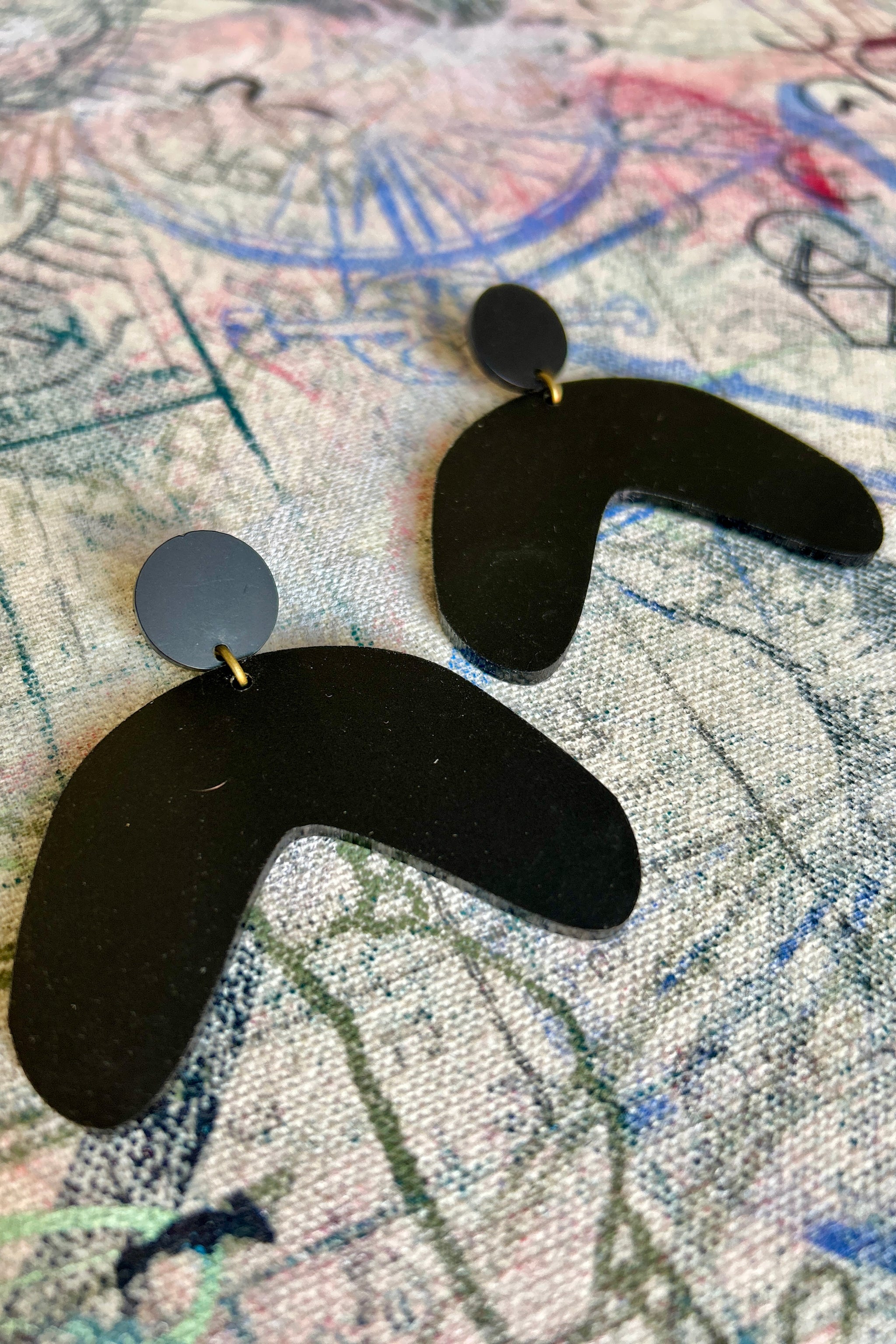 Darlings of Denmark Earring Tilde-Black
