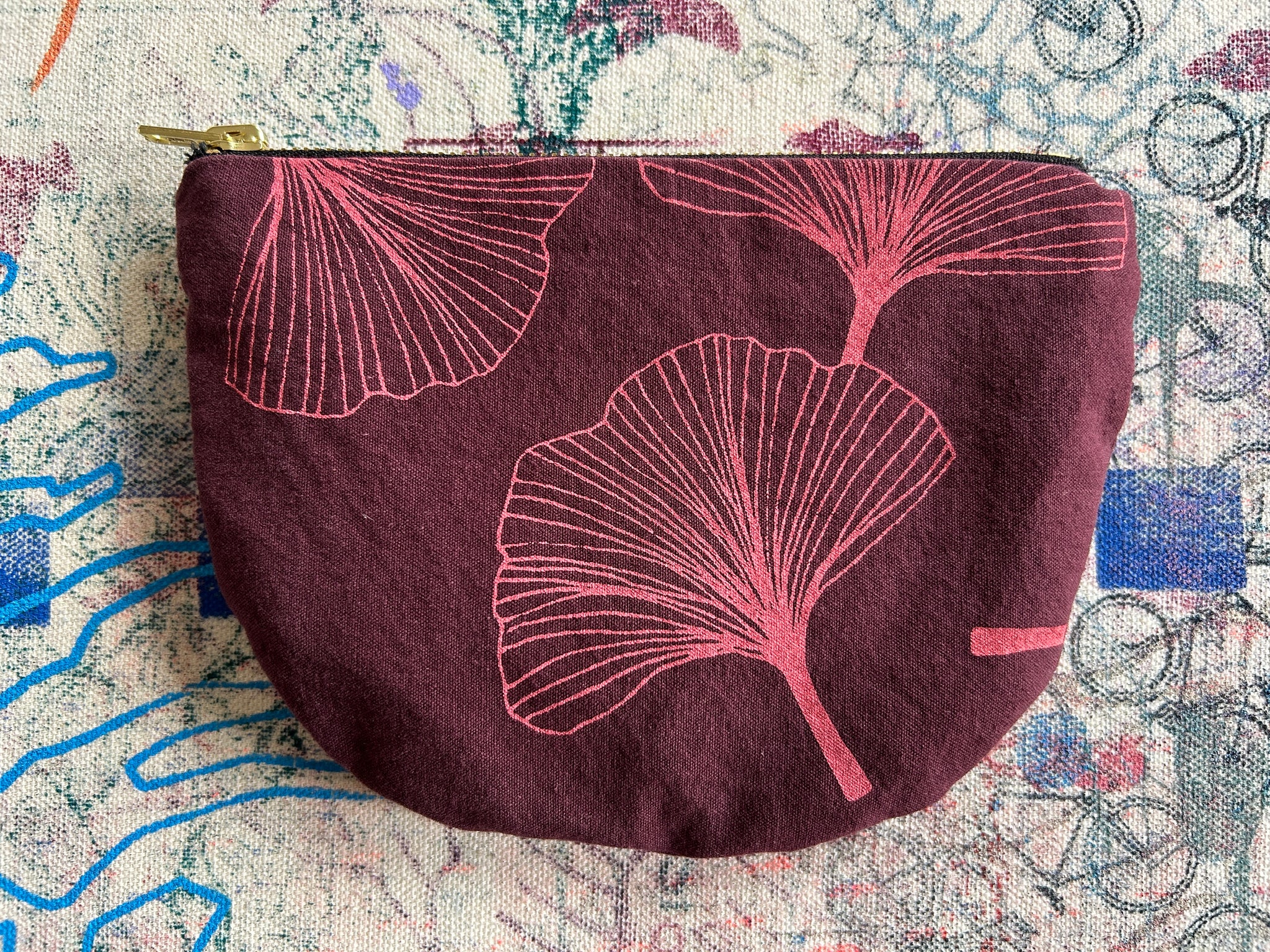 Half Moon Zipper Pouch