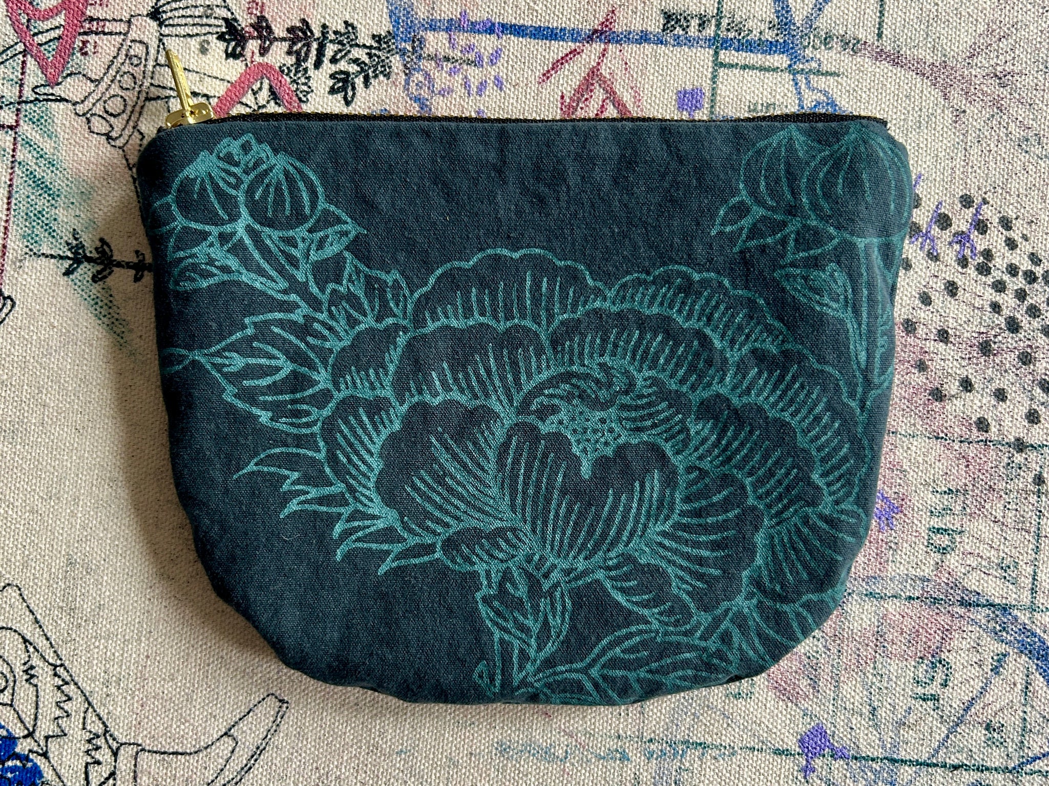 Half Moon Zipper Pouch