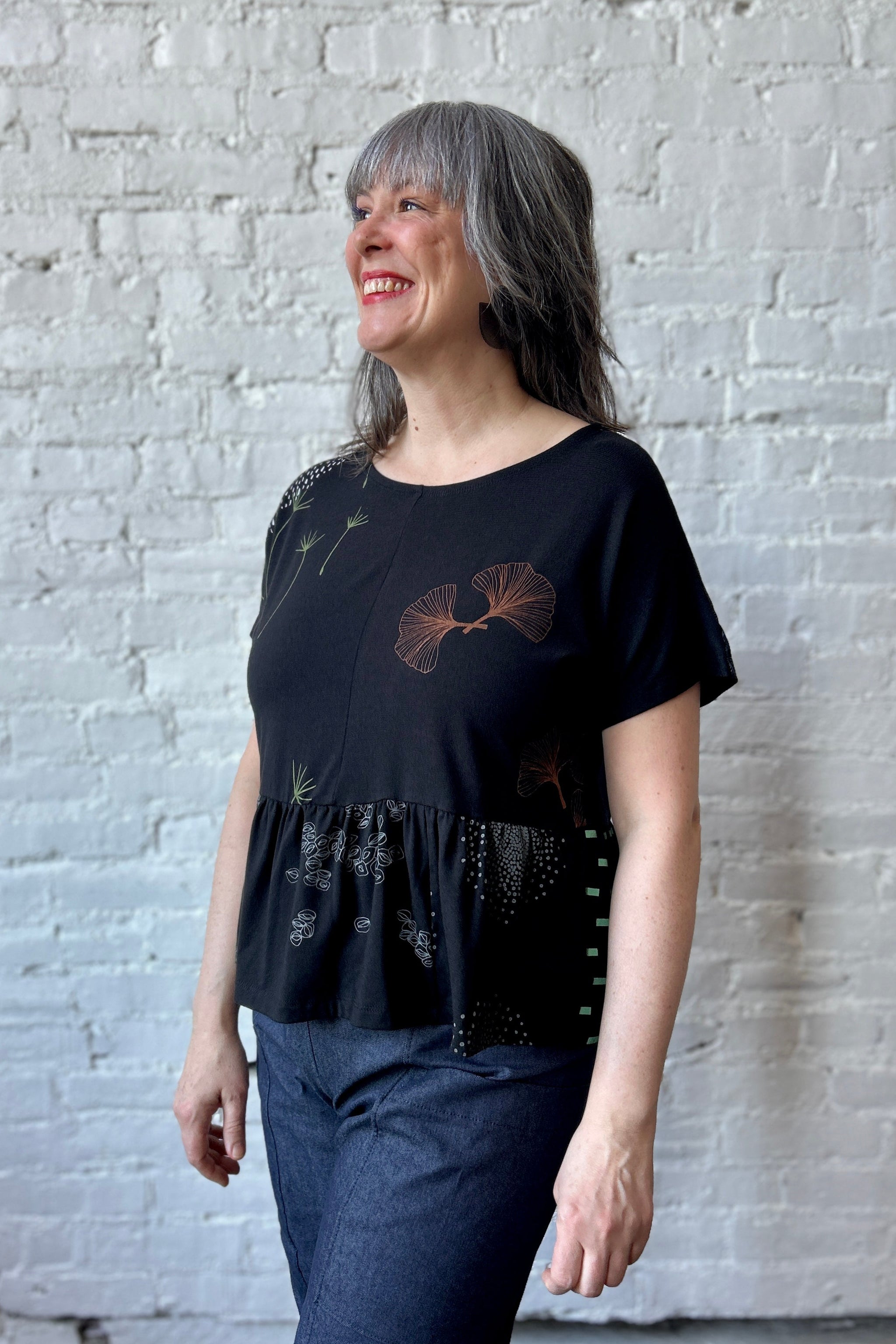 Patchwork Cloud Nine Top
