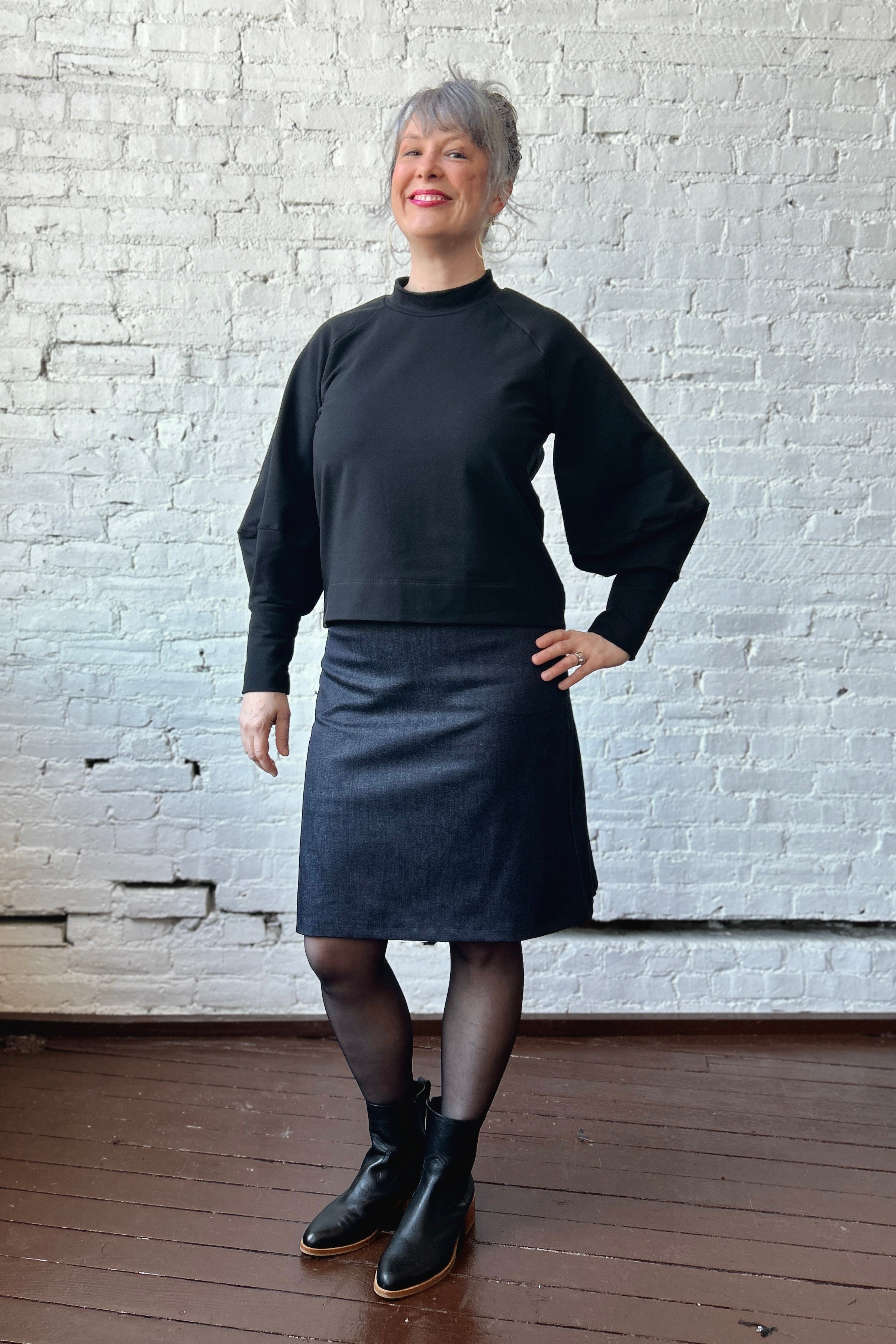 Fundra Sweatshirt - Black Unprinted