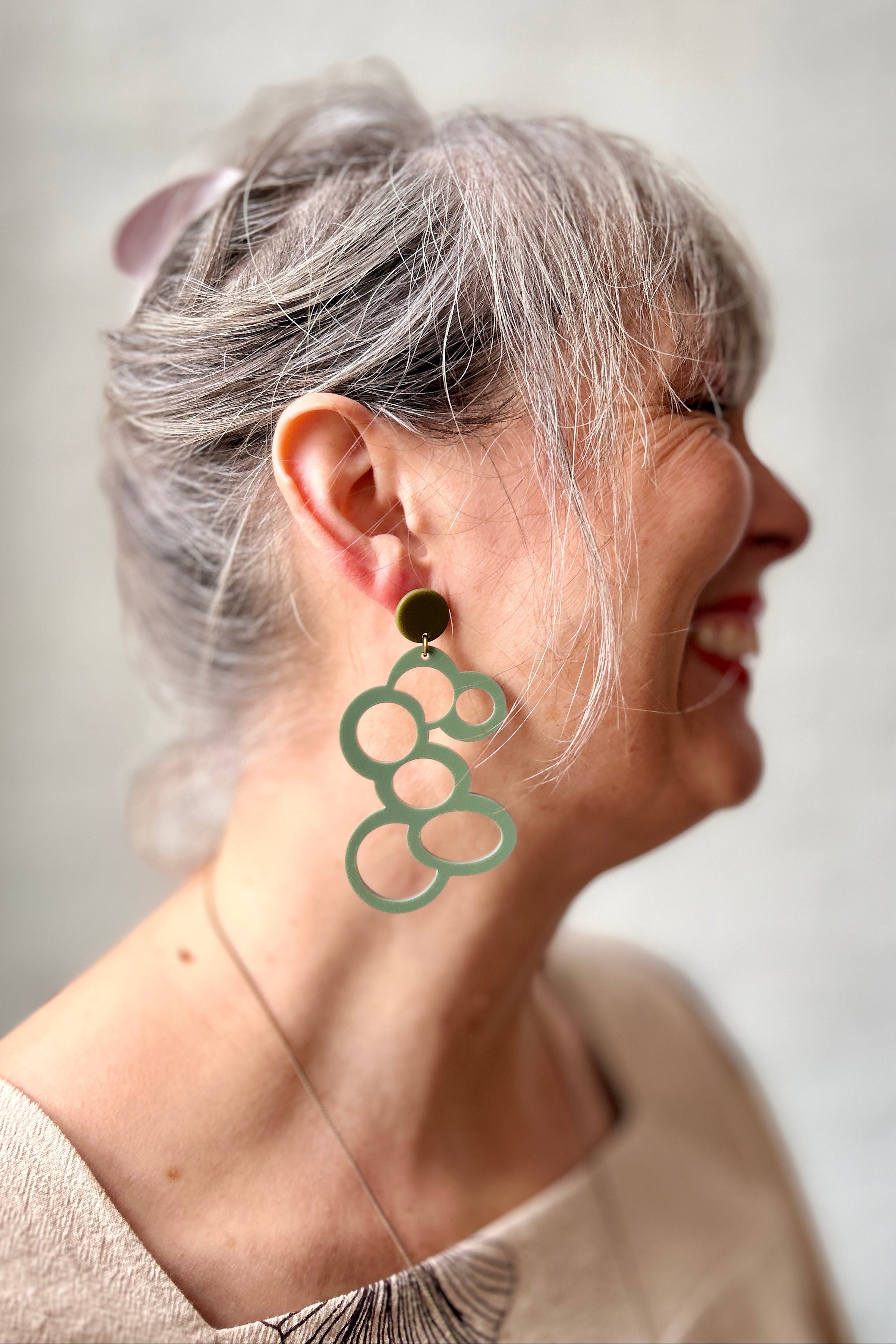 Darlings of Denmark Earring Flyde-Khaki