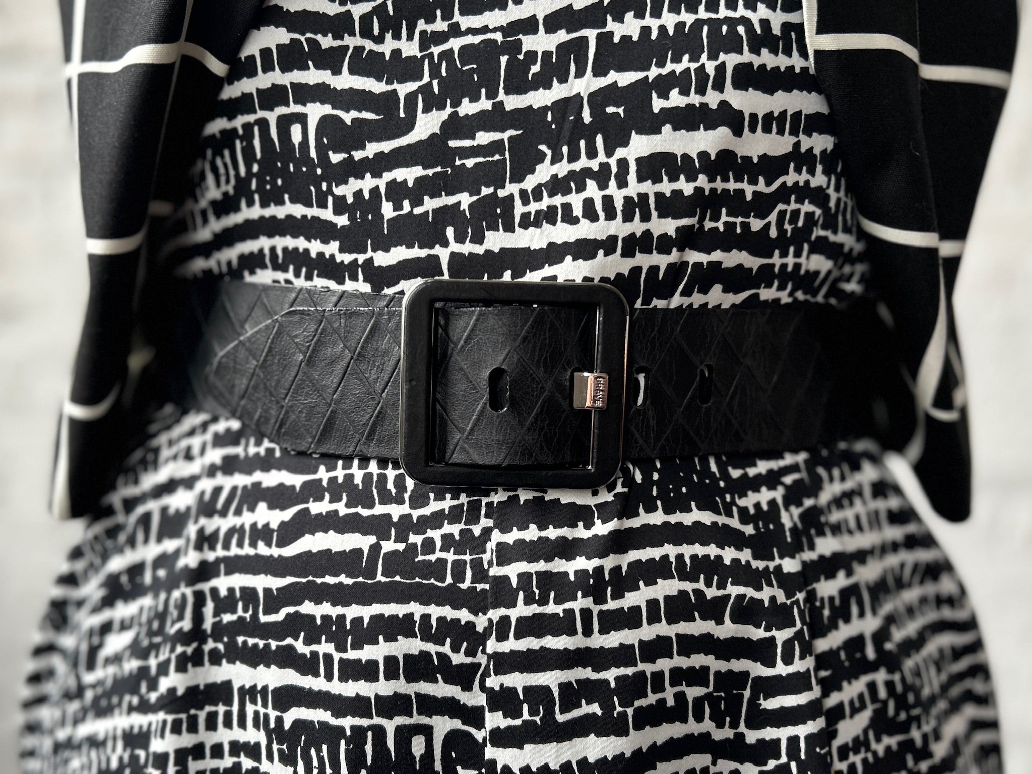 Makani Belt - Black Large Weave