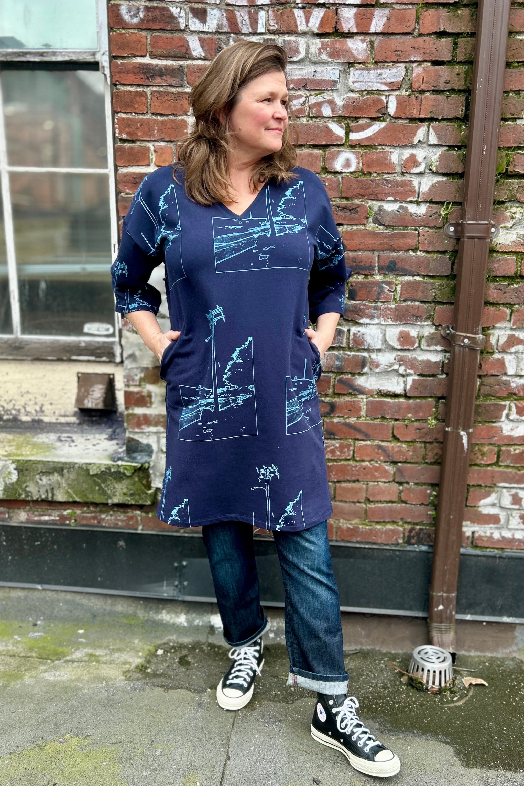 Market Tunic - Navy