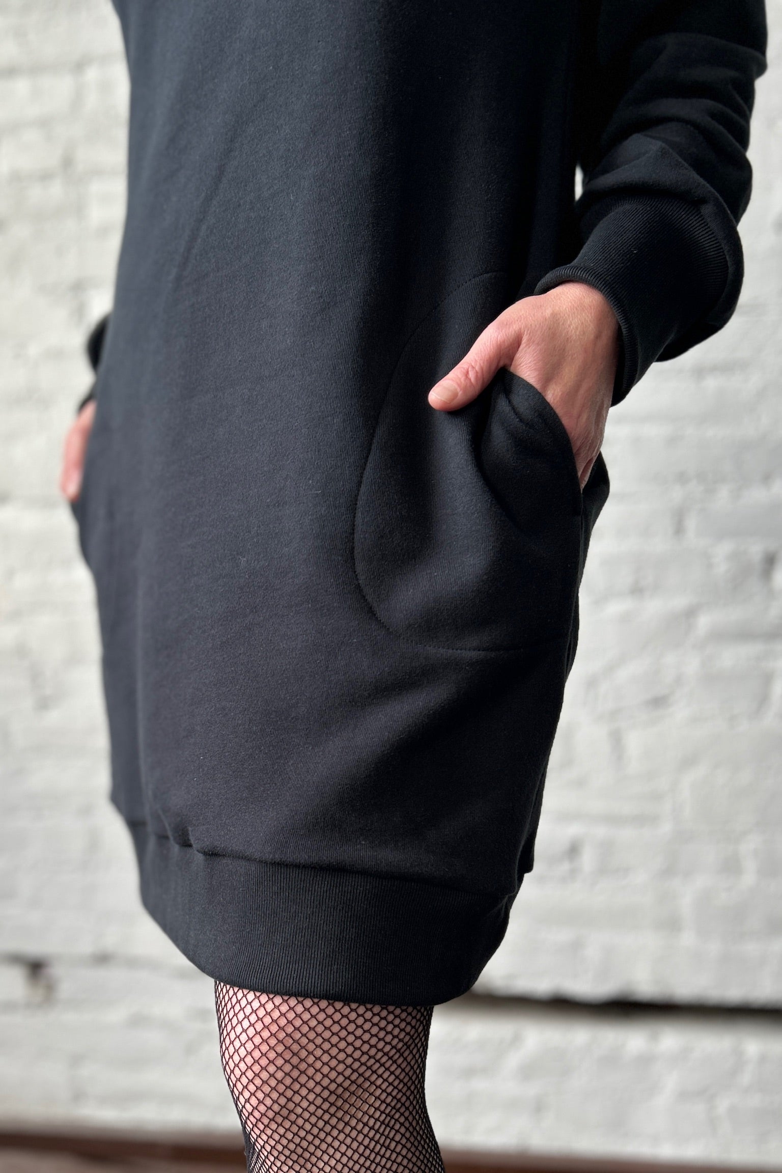 Dancer Sweater Dress - Black