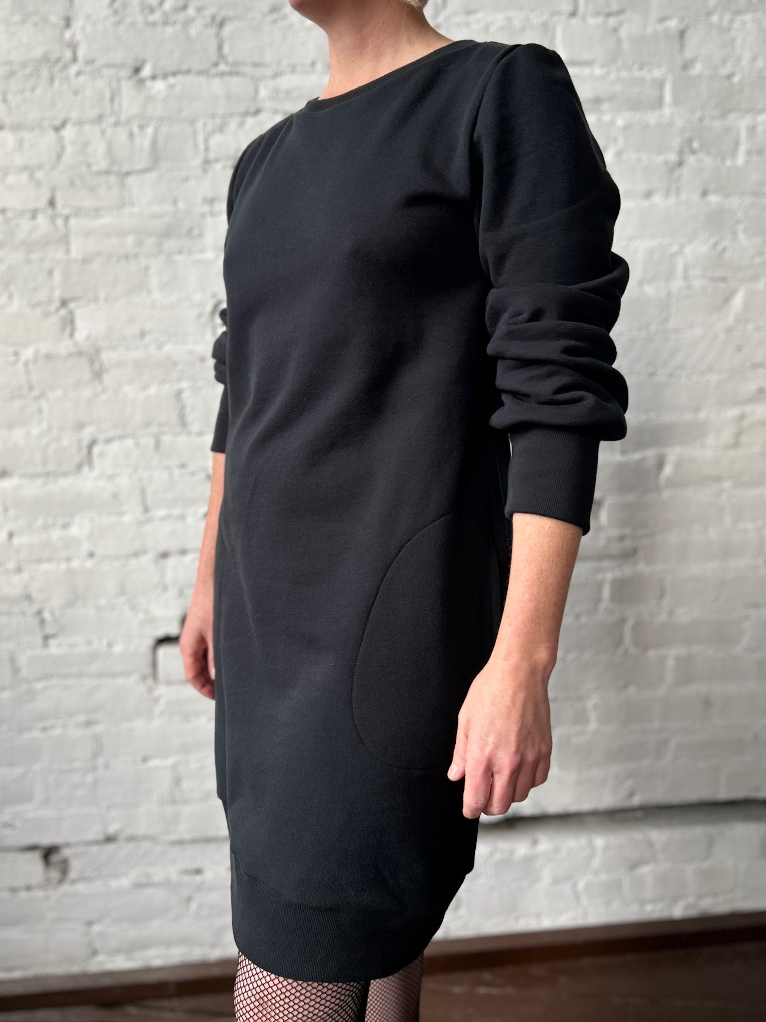 Dancer Sweater Dress - Black