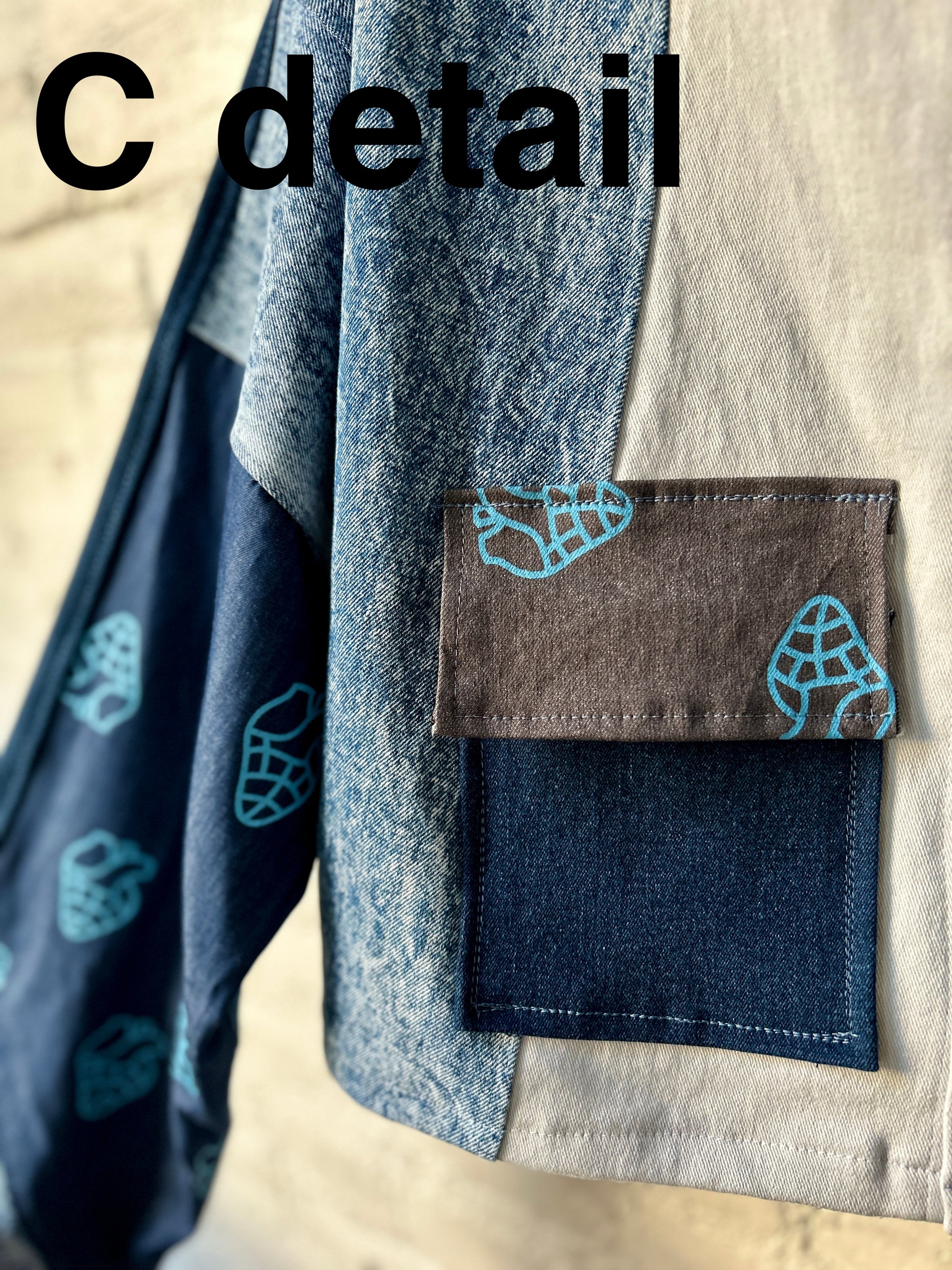 Work+Shop Denim Salvage  x Smoking Lily Jacket