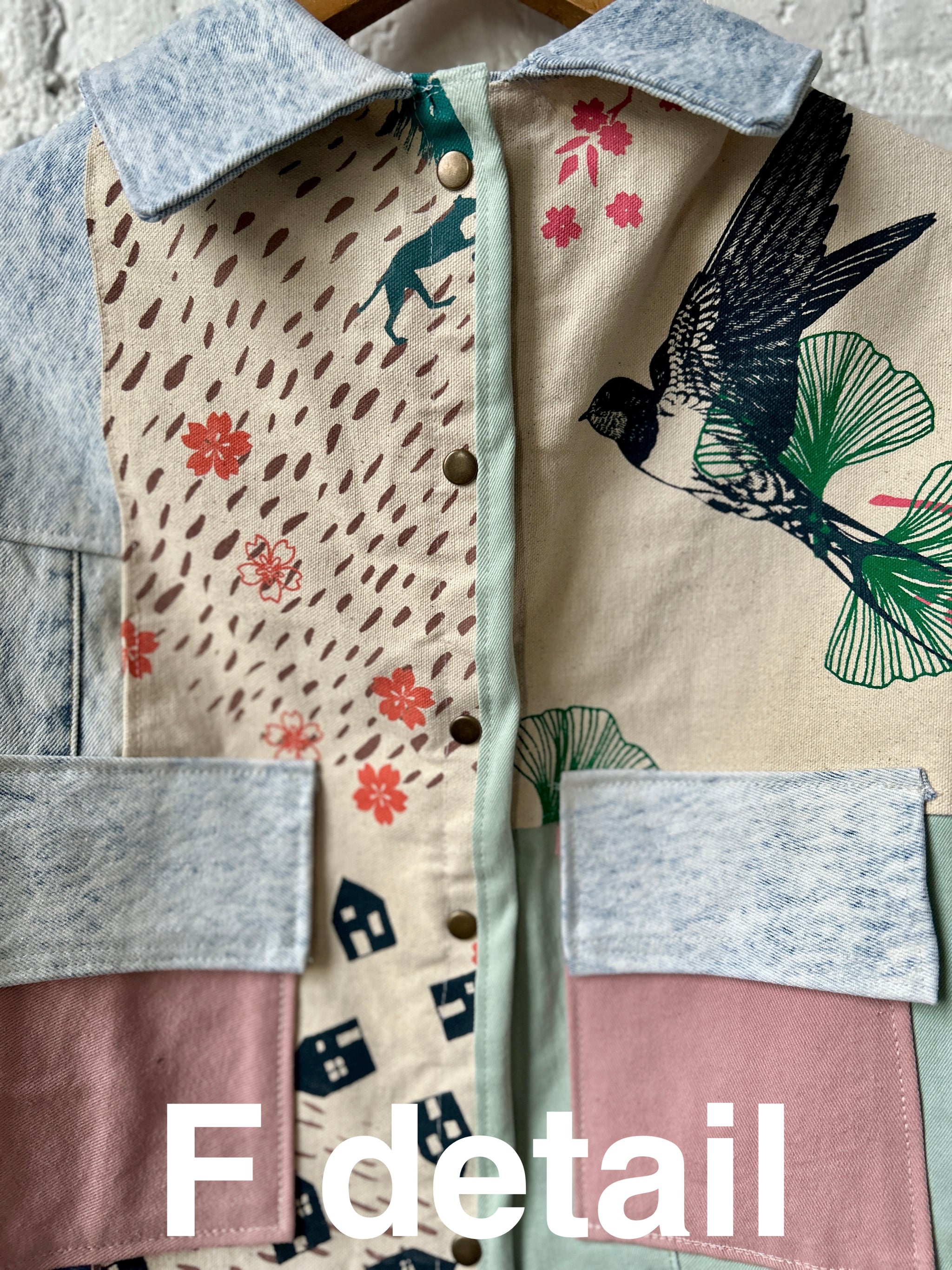 Work+Shop Denim Salvage  x Smoking Lily Jacket