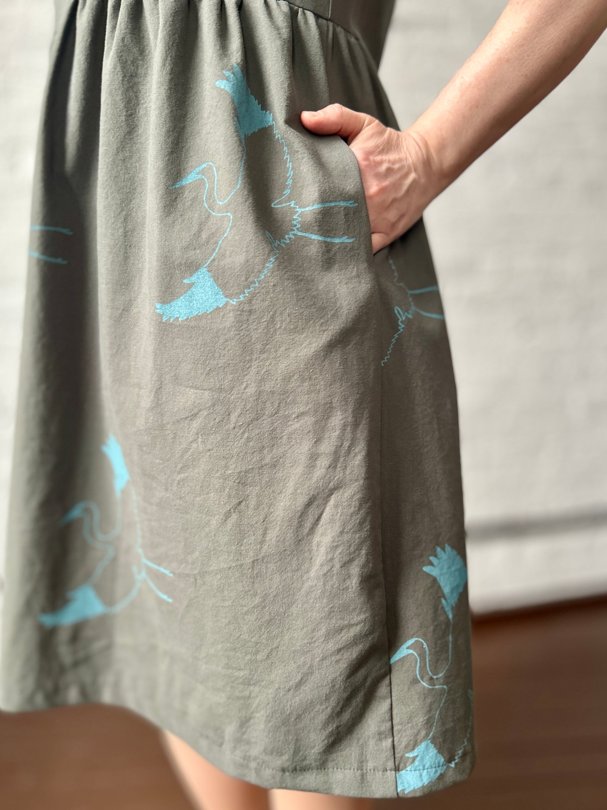 Kiki Dress - Pesto