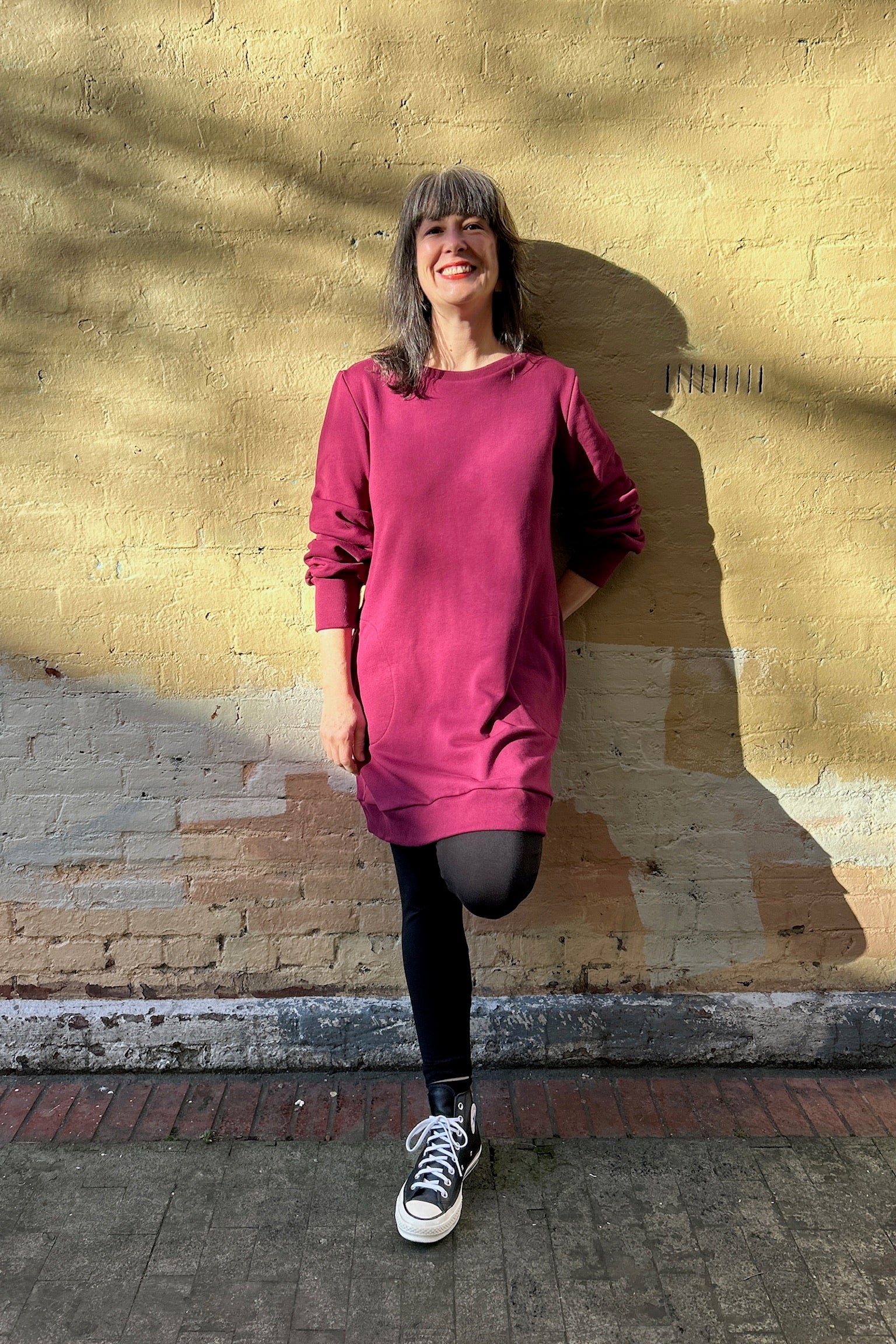 Dancer Sweater Dress - Merlot