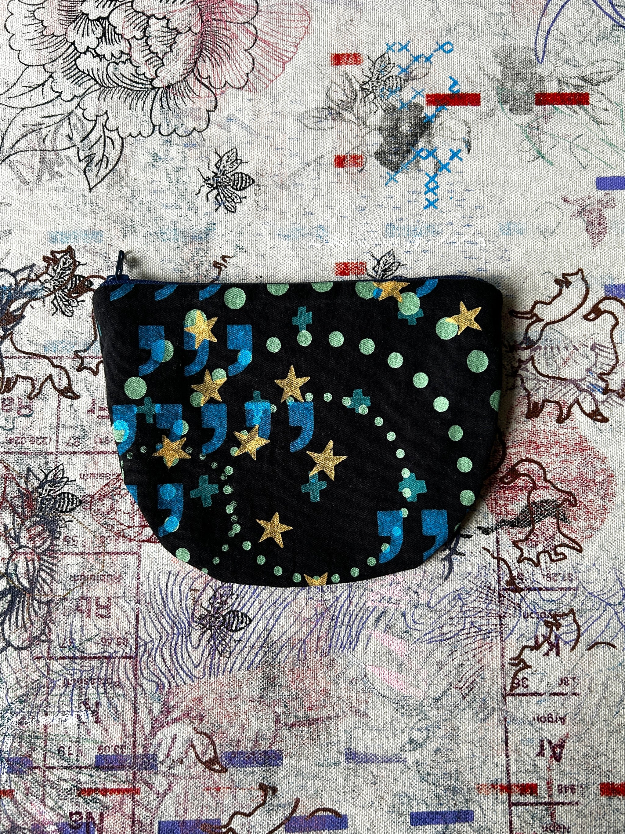 Half Moon Zipper Pouch