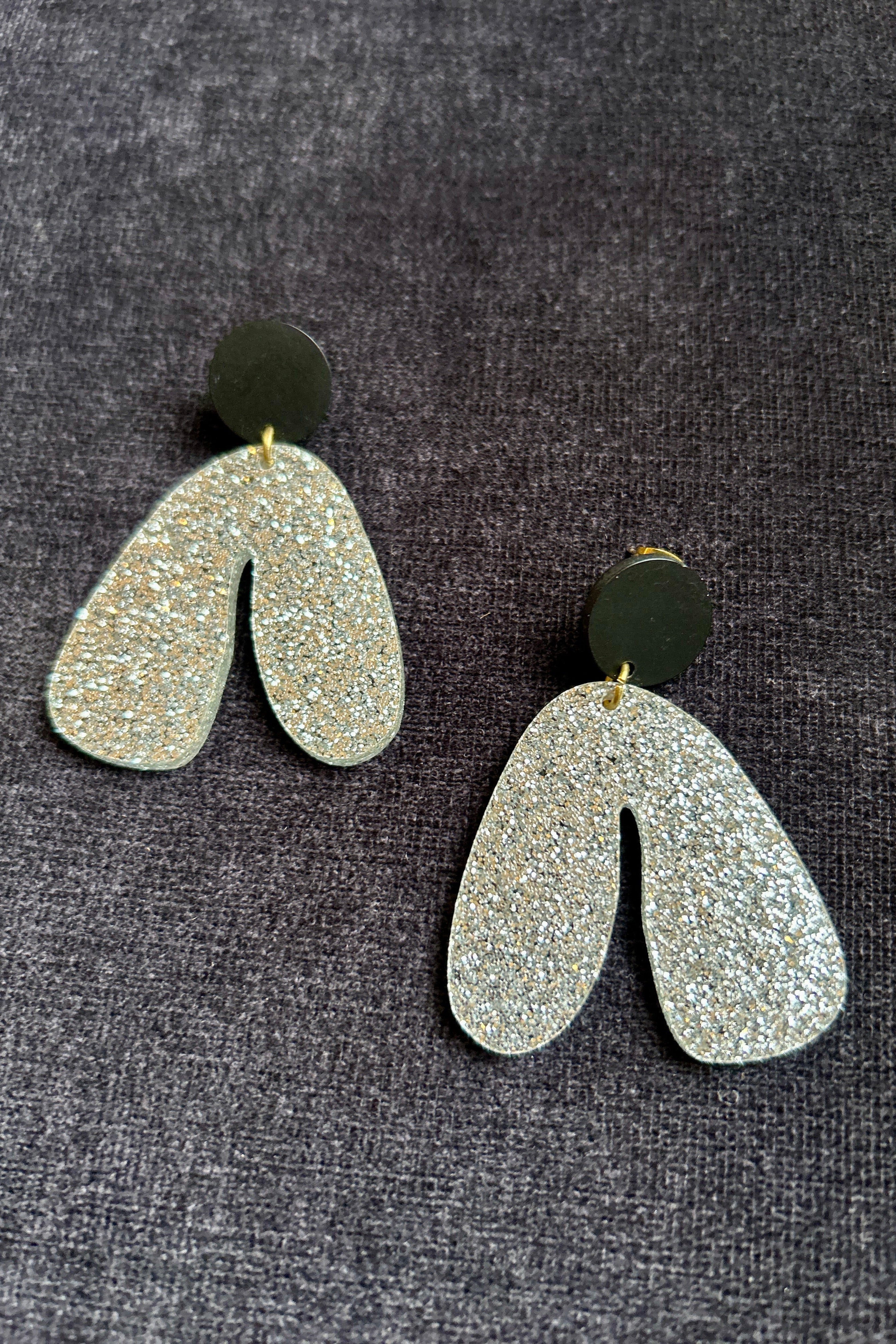 Darlings of Denmark Earring Lotta - Silver Glitter