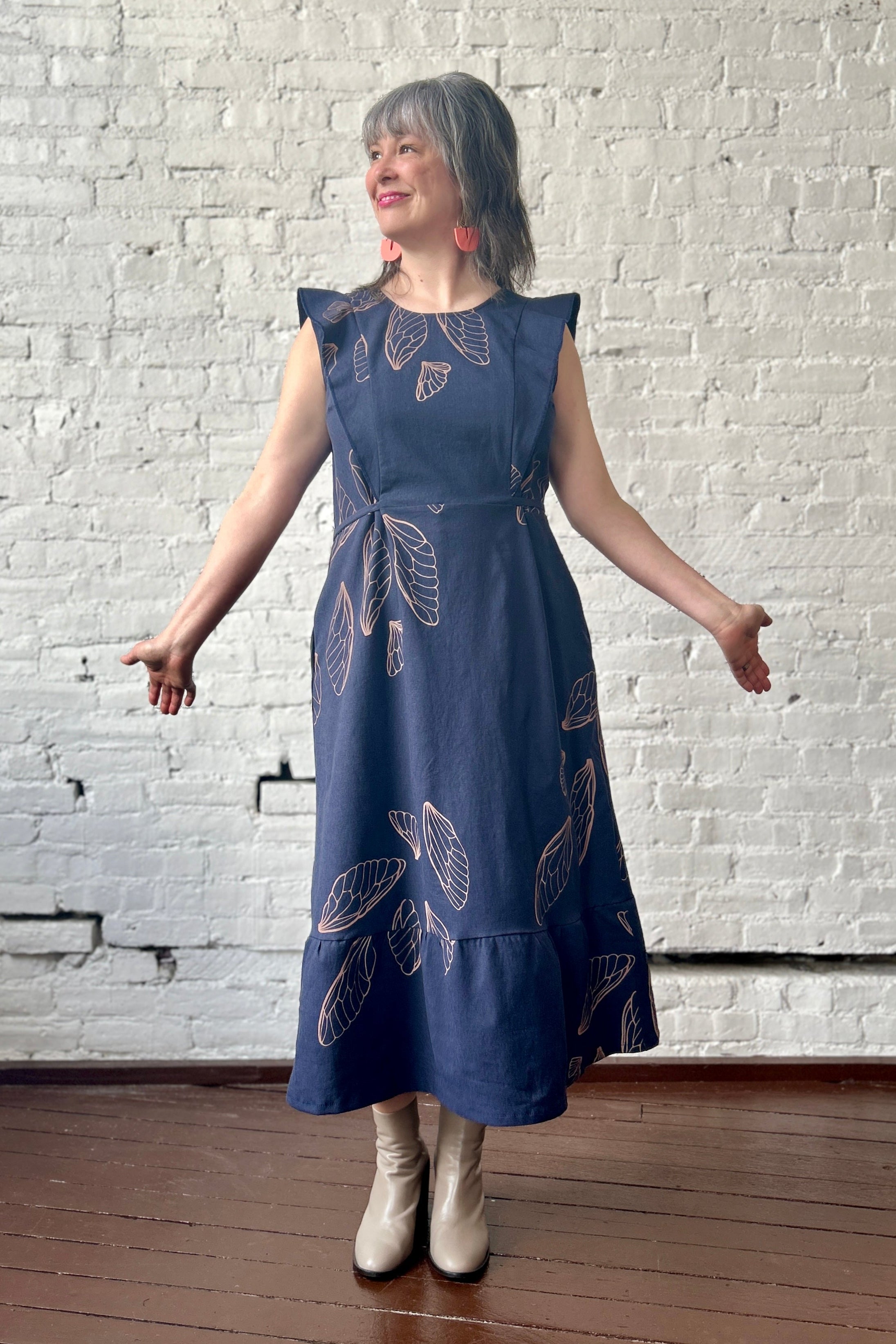 Song + Dance Dress - Navy