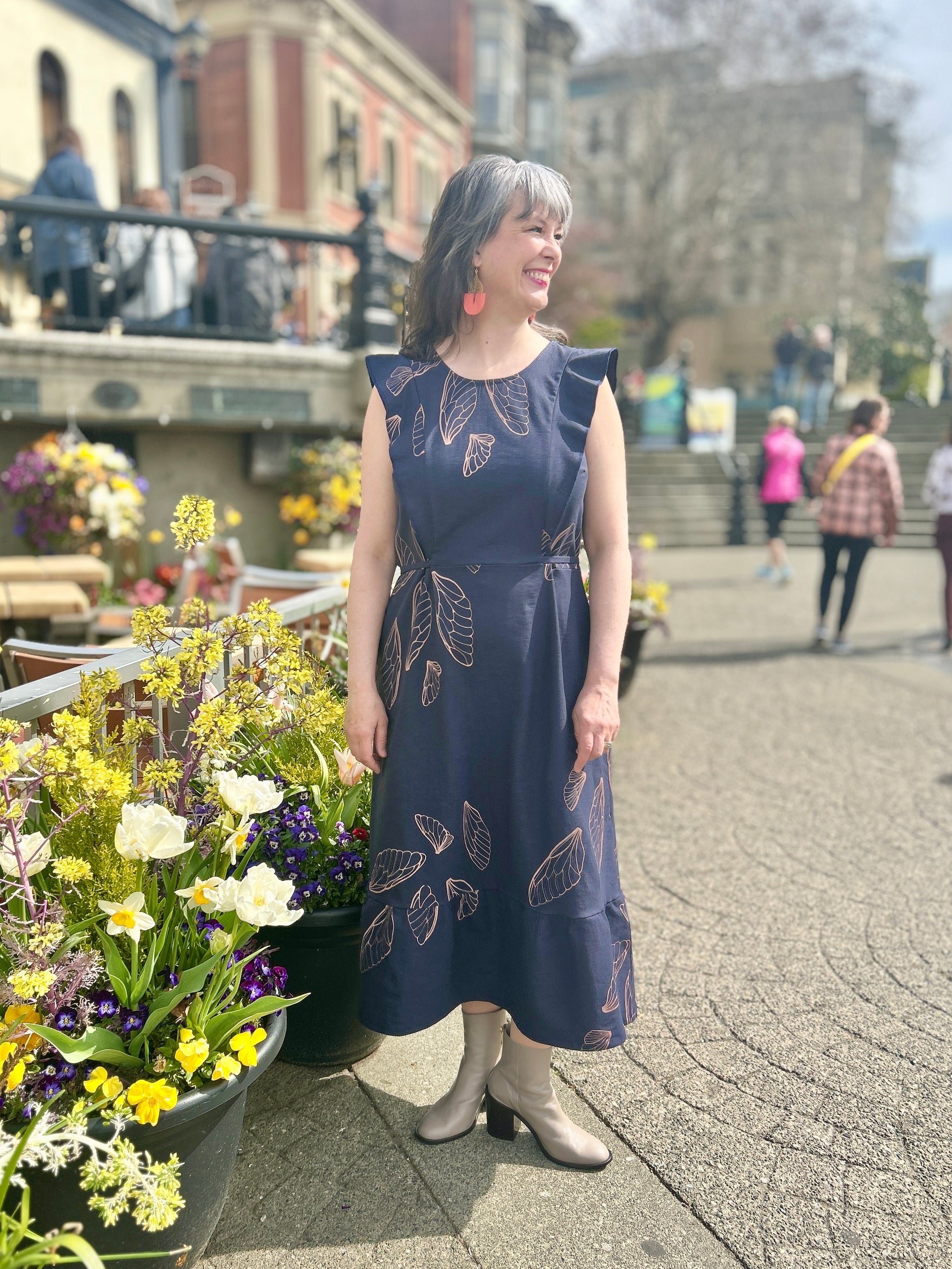 Song + Dance Dress - Navy