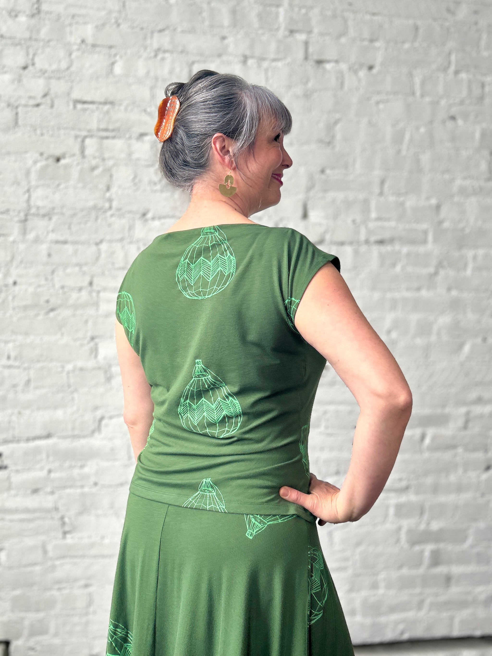 Olympia Top - Moss
