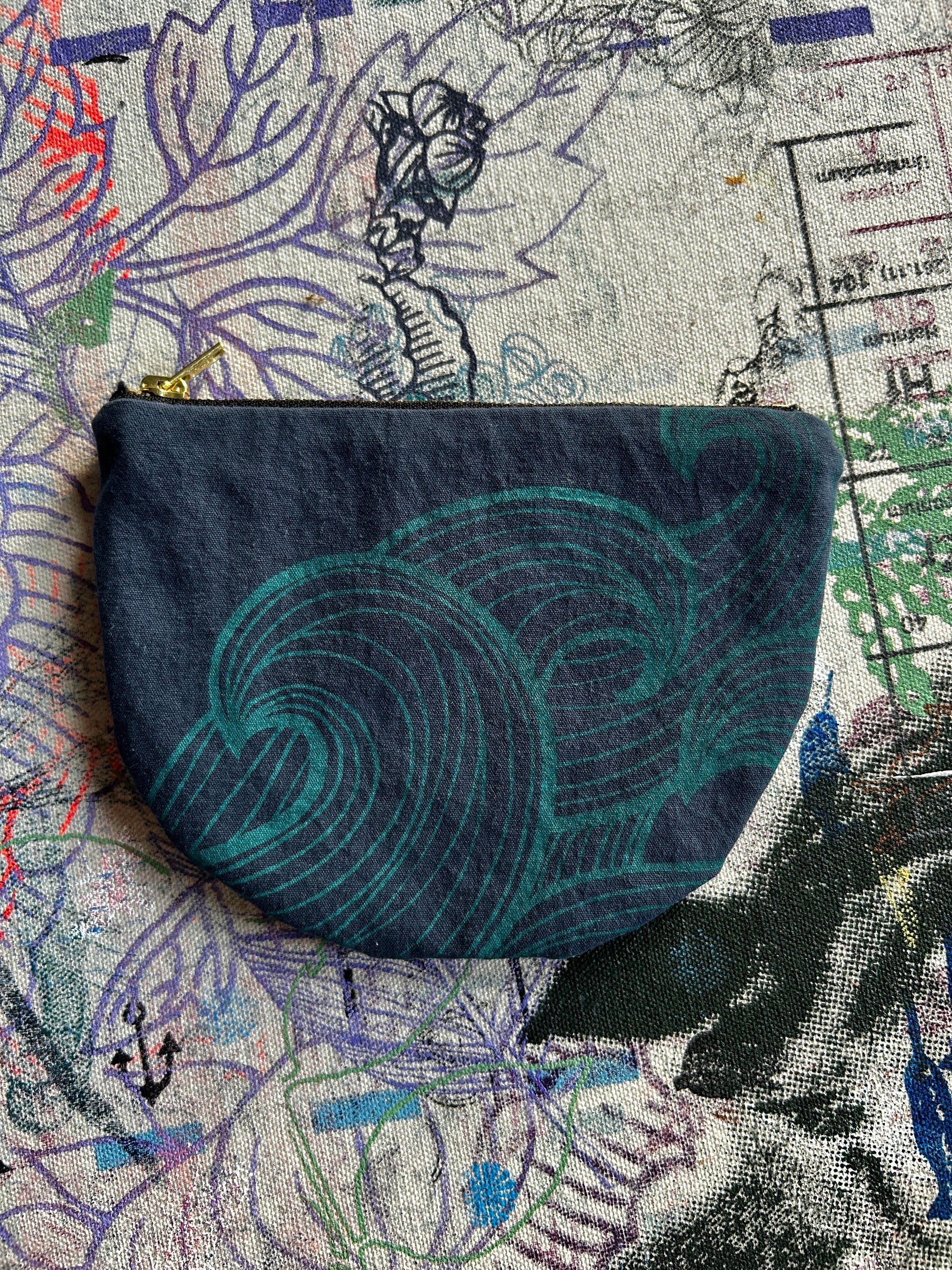 Half Moon Zipper Pouch