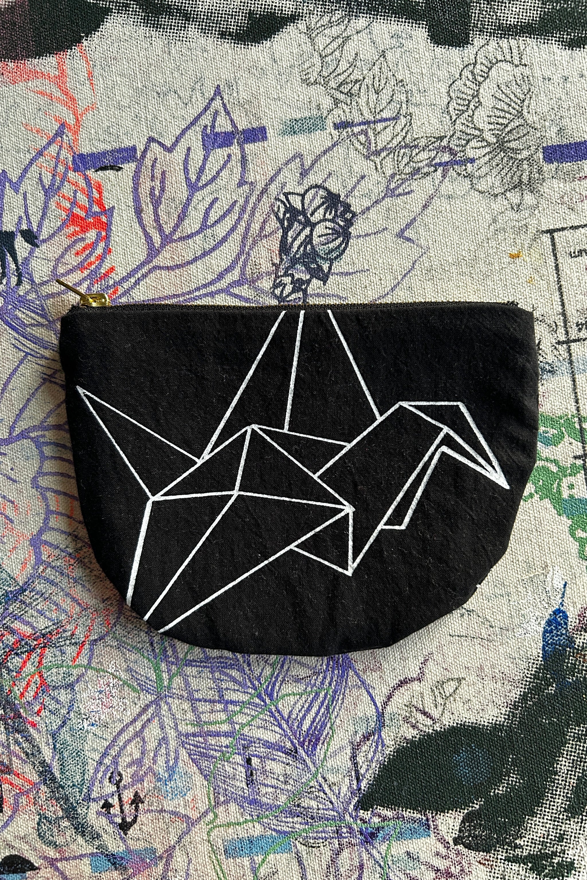 Half Moon Zipper Pouch