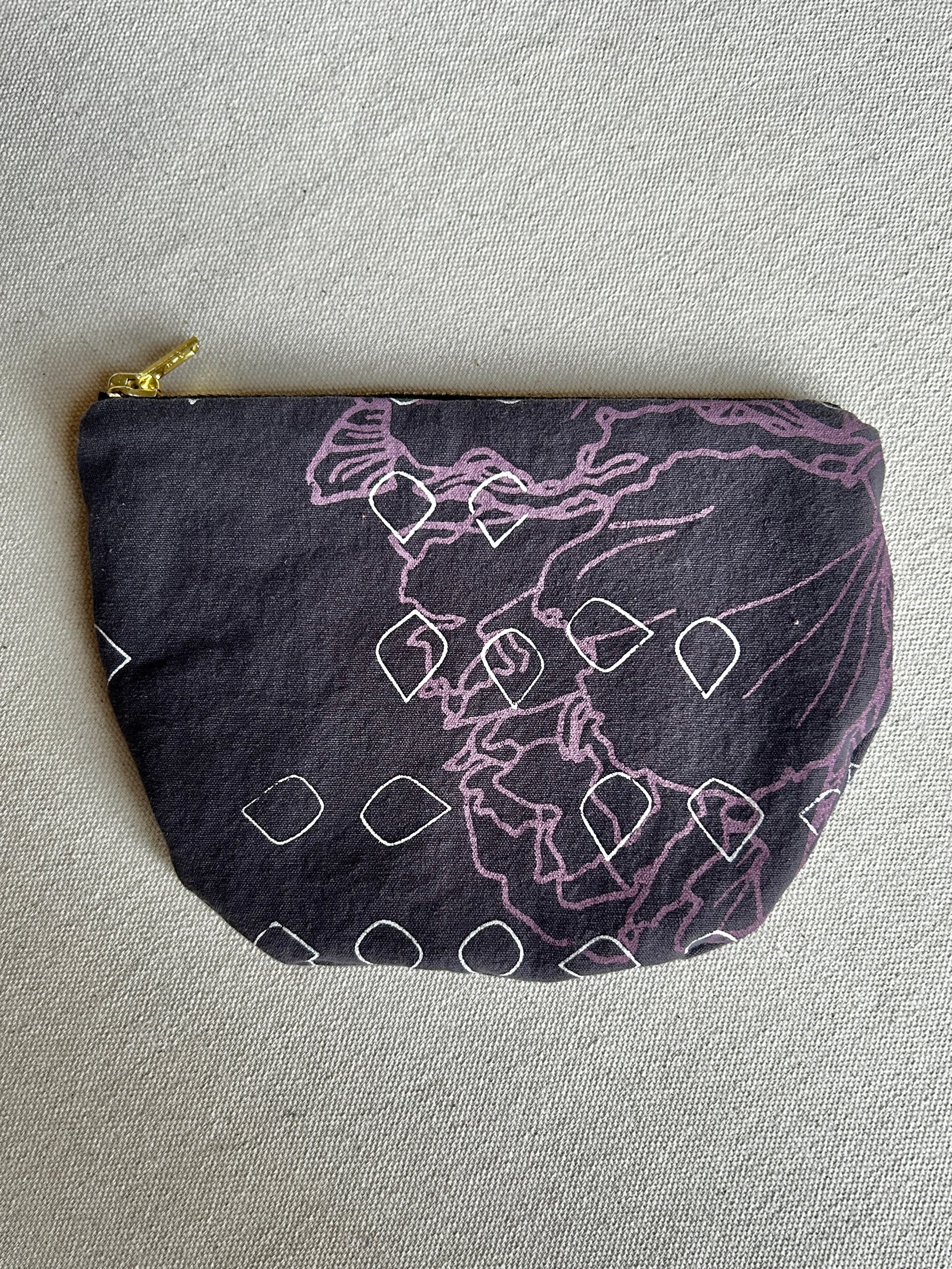 Half Moon Zipper Pouch