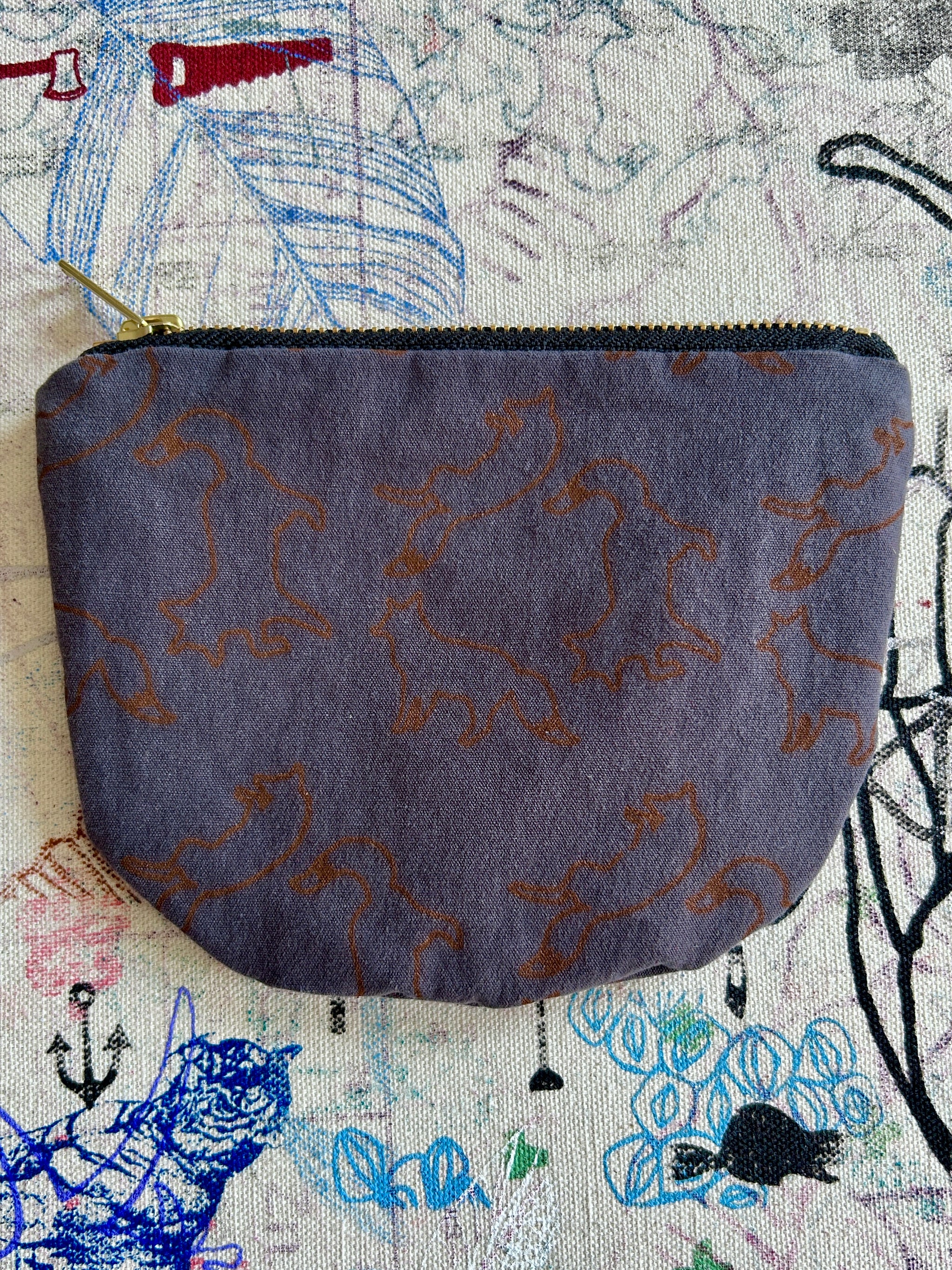 Half Moon Zipper Pouch
